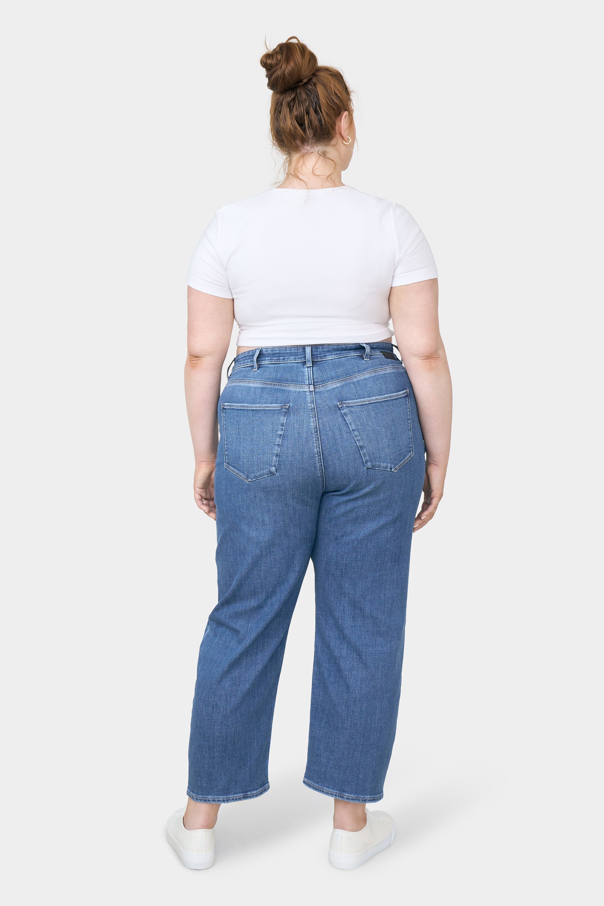 STARDUST O-Shape Soft Denim - Curvy - Medium Blue