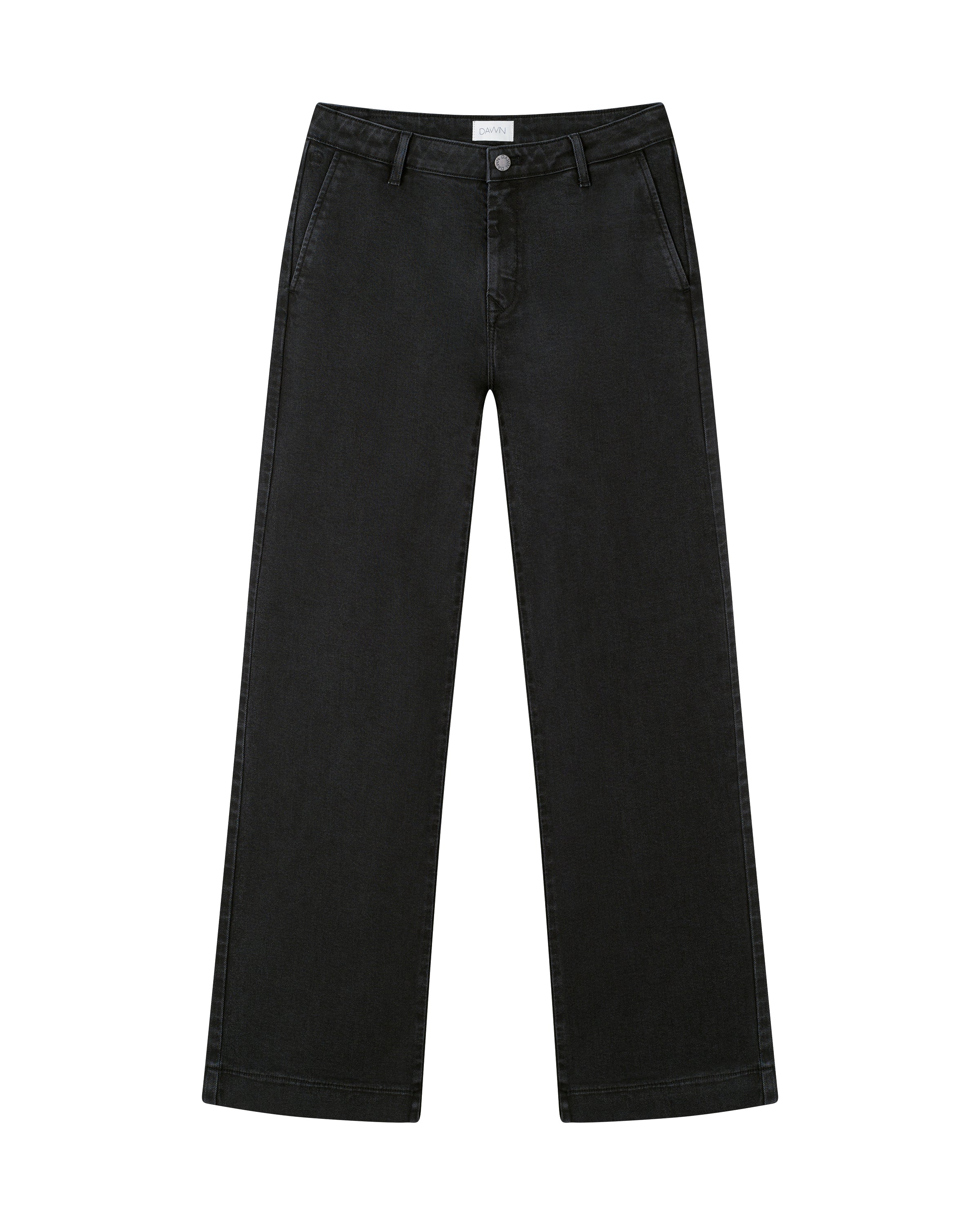 GLOW Flared Soft Tencel - Denim Chino - Vintage Black