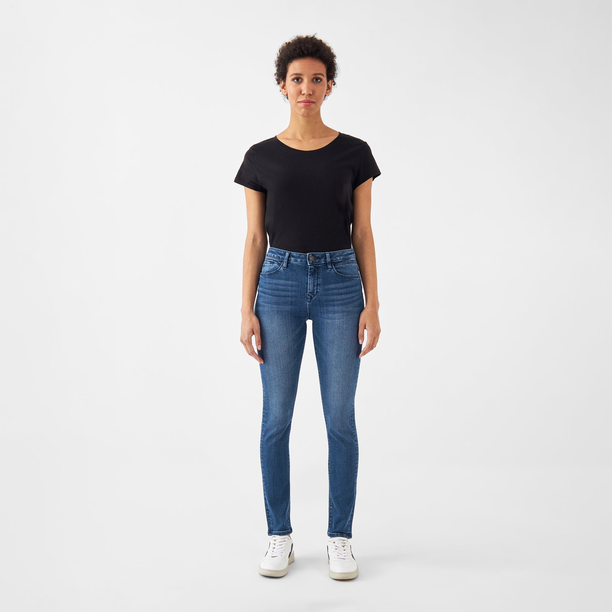 SUN UP Skinny Powerstretch - Basic - Medium Blue