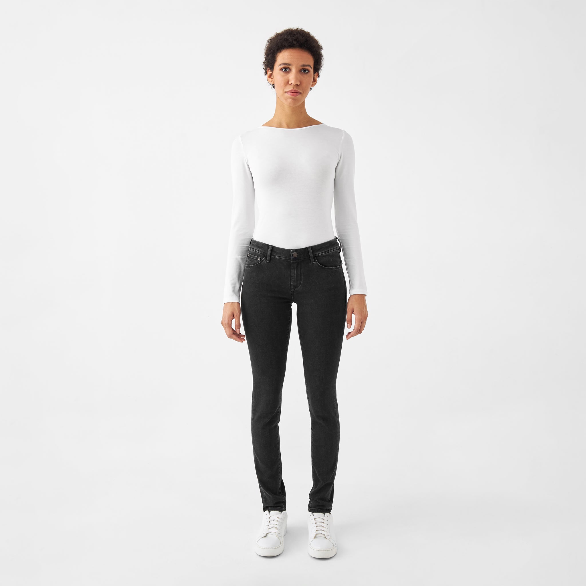 MID SUN Slim Comfortstretch - Basic - Black Denim