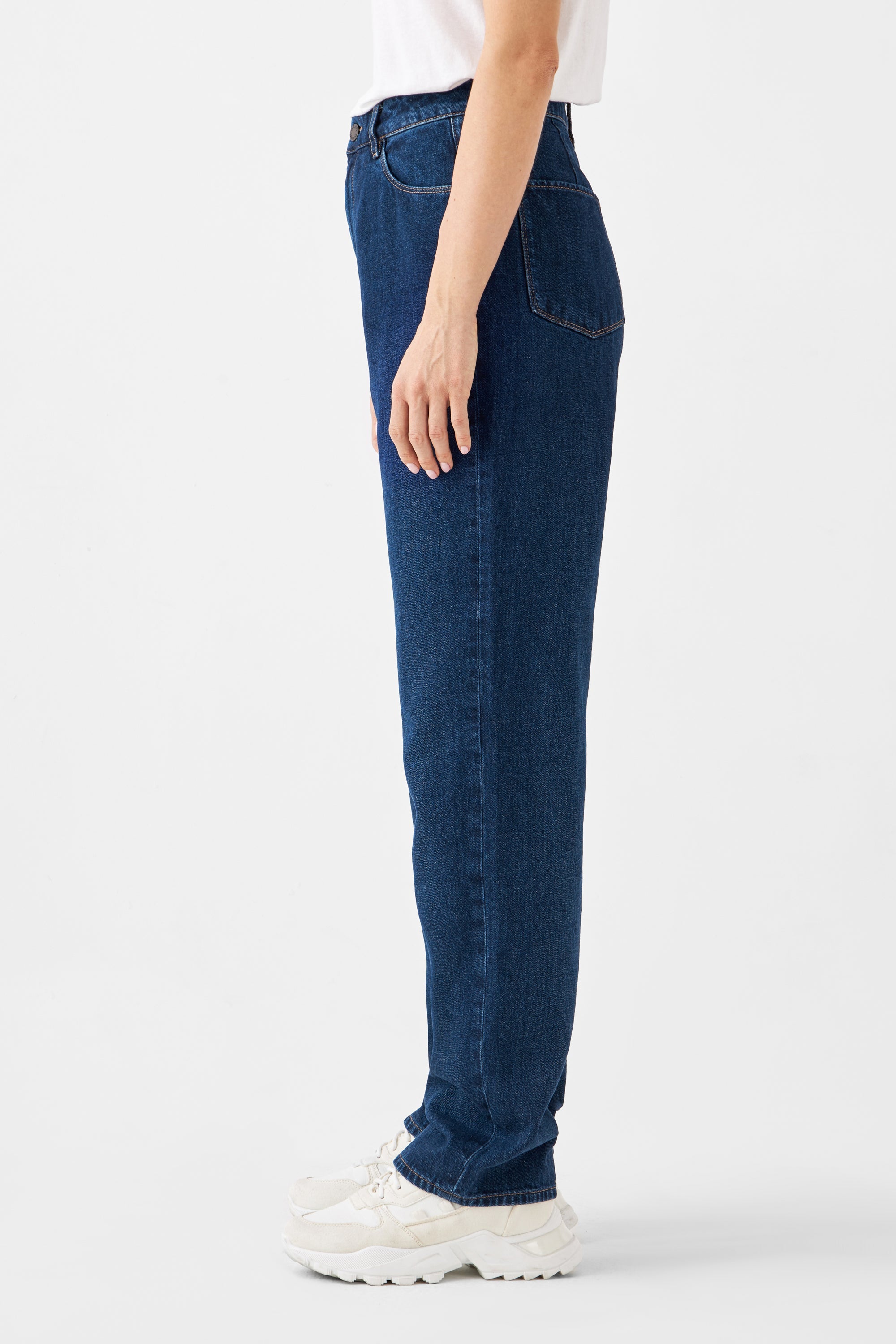 DAWN Wide Straight Non-Stretch - Minimal - Dark Blue