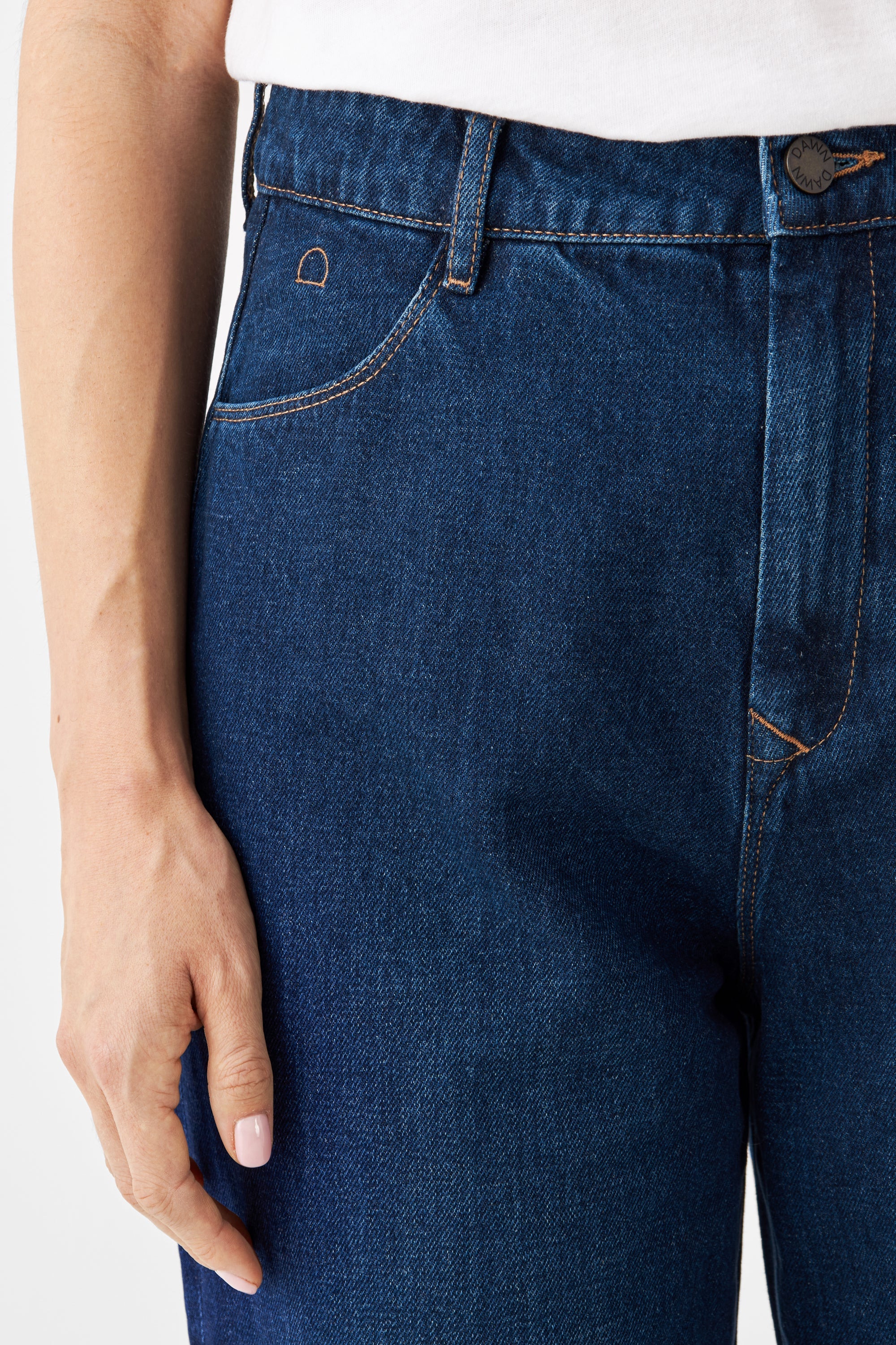DAWN Wide Straight Non-Stretch - Minimal - Dark Blue