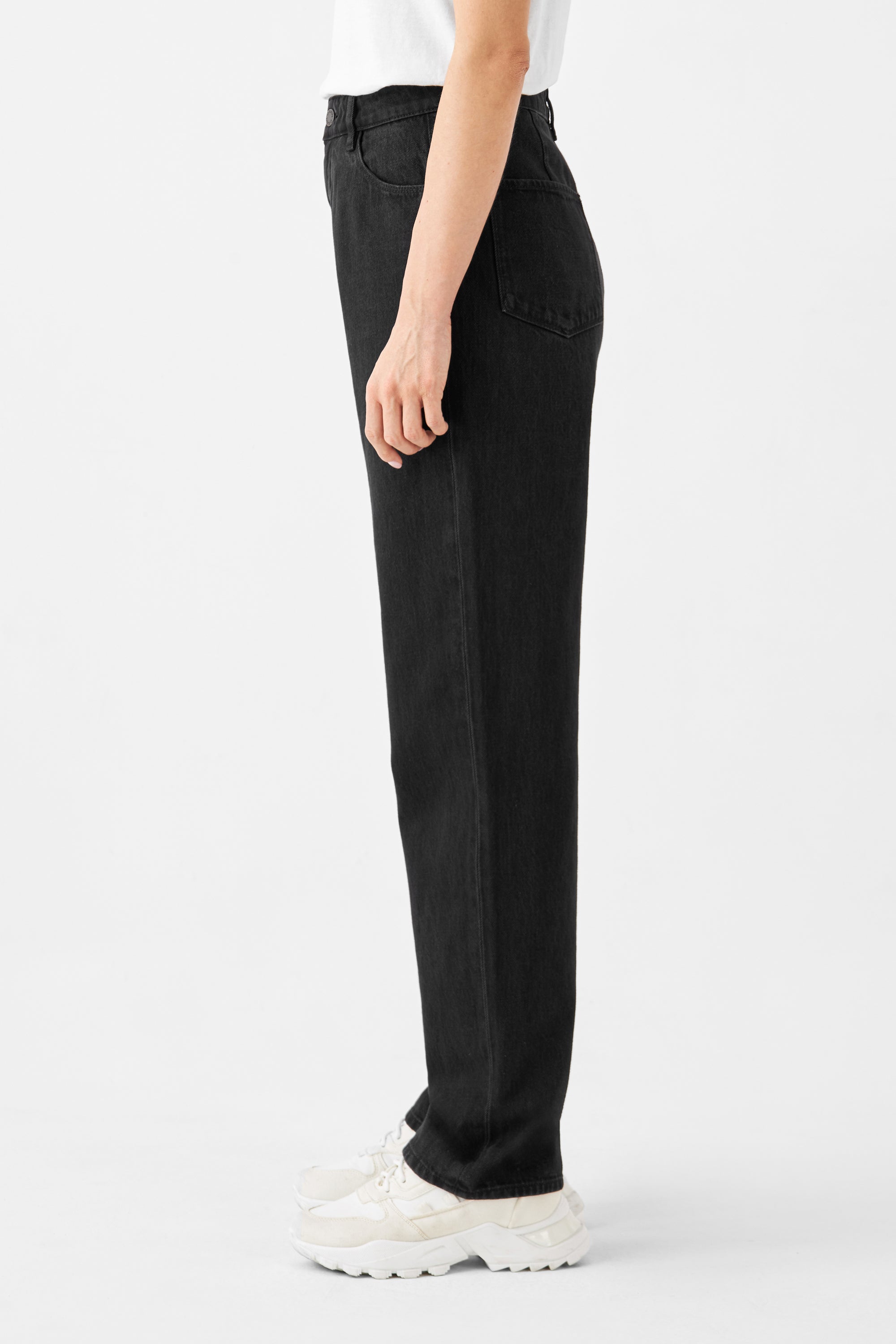 DAWN Wide Straight Non-Stretch - Minimal - Black Denim