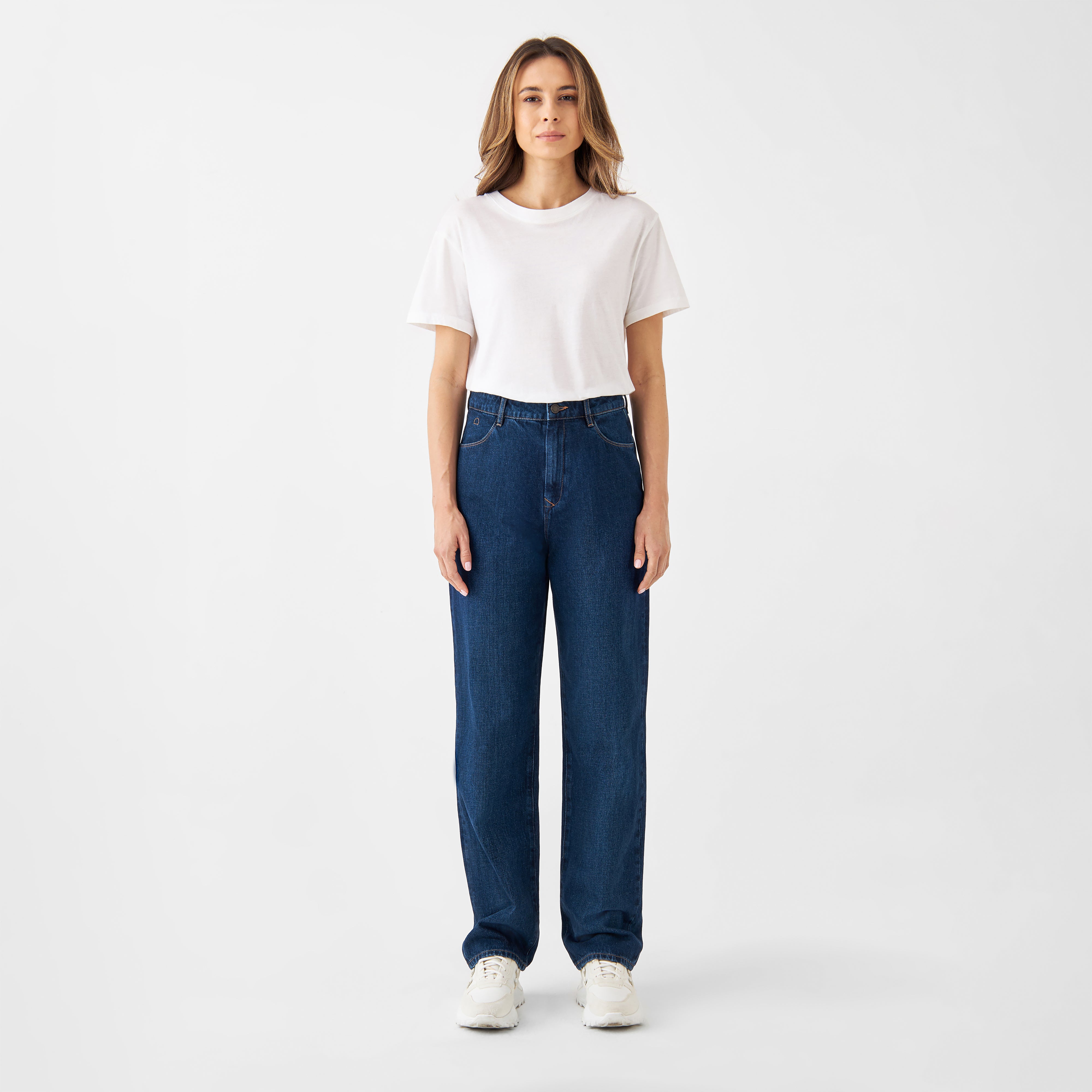 DAWN Wide Straight Non-Stretch - Minimal - Dark Blue