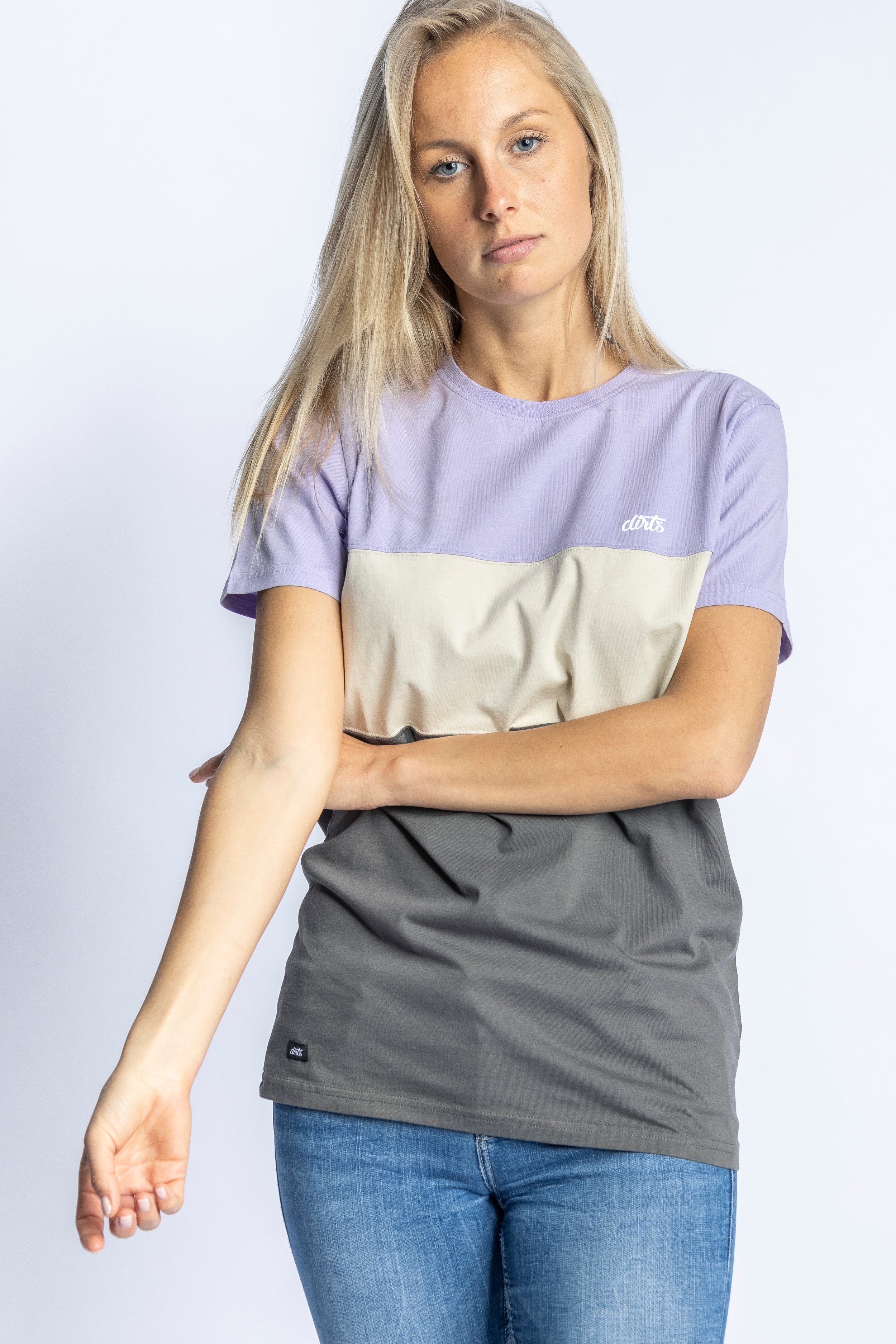 Color Block GOTS T-Shirt Lisboa, Unisex