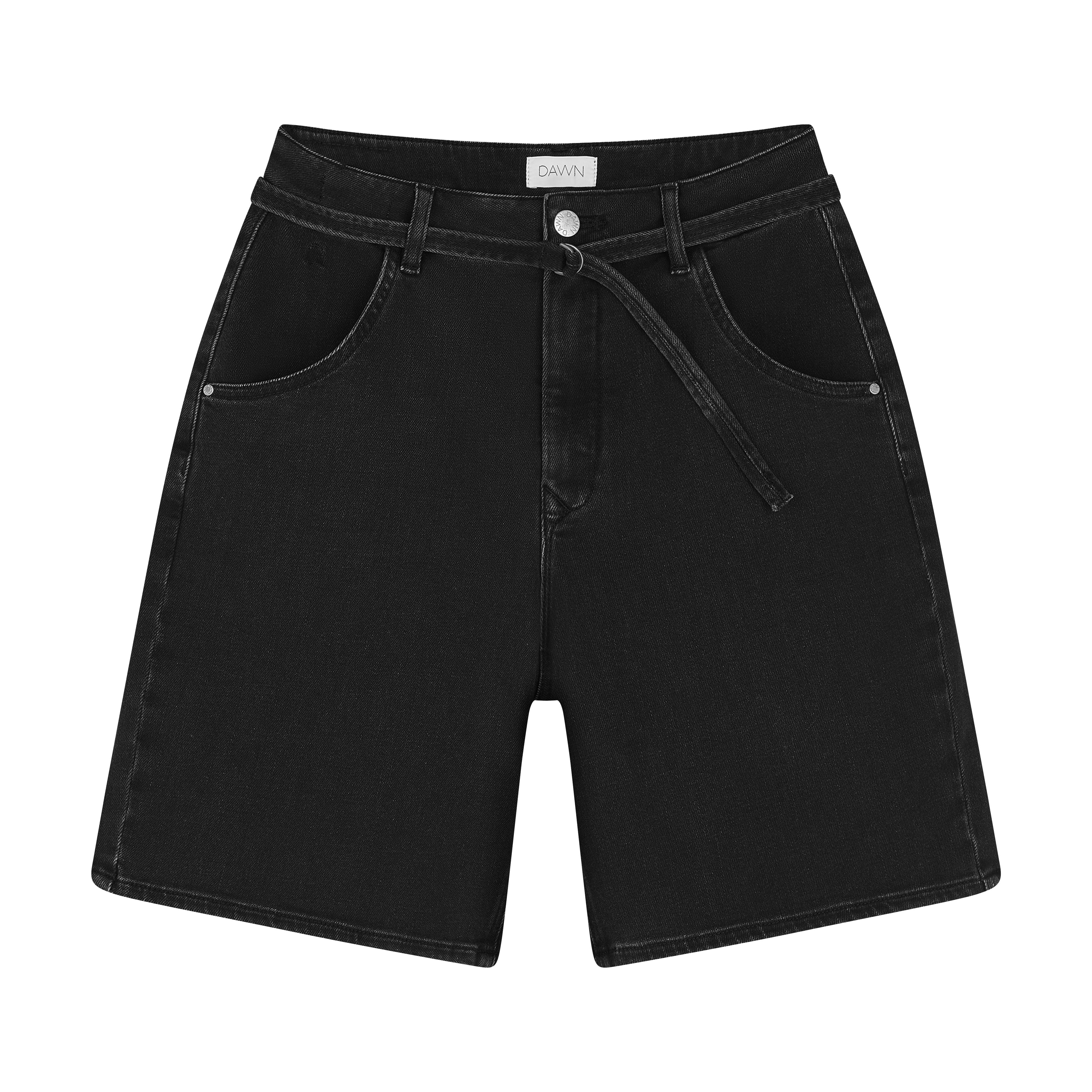 BLINKY Soft Denim - Shorts - Black Denim