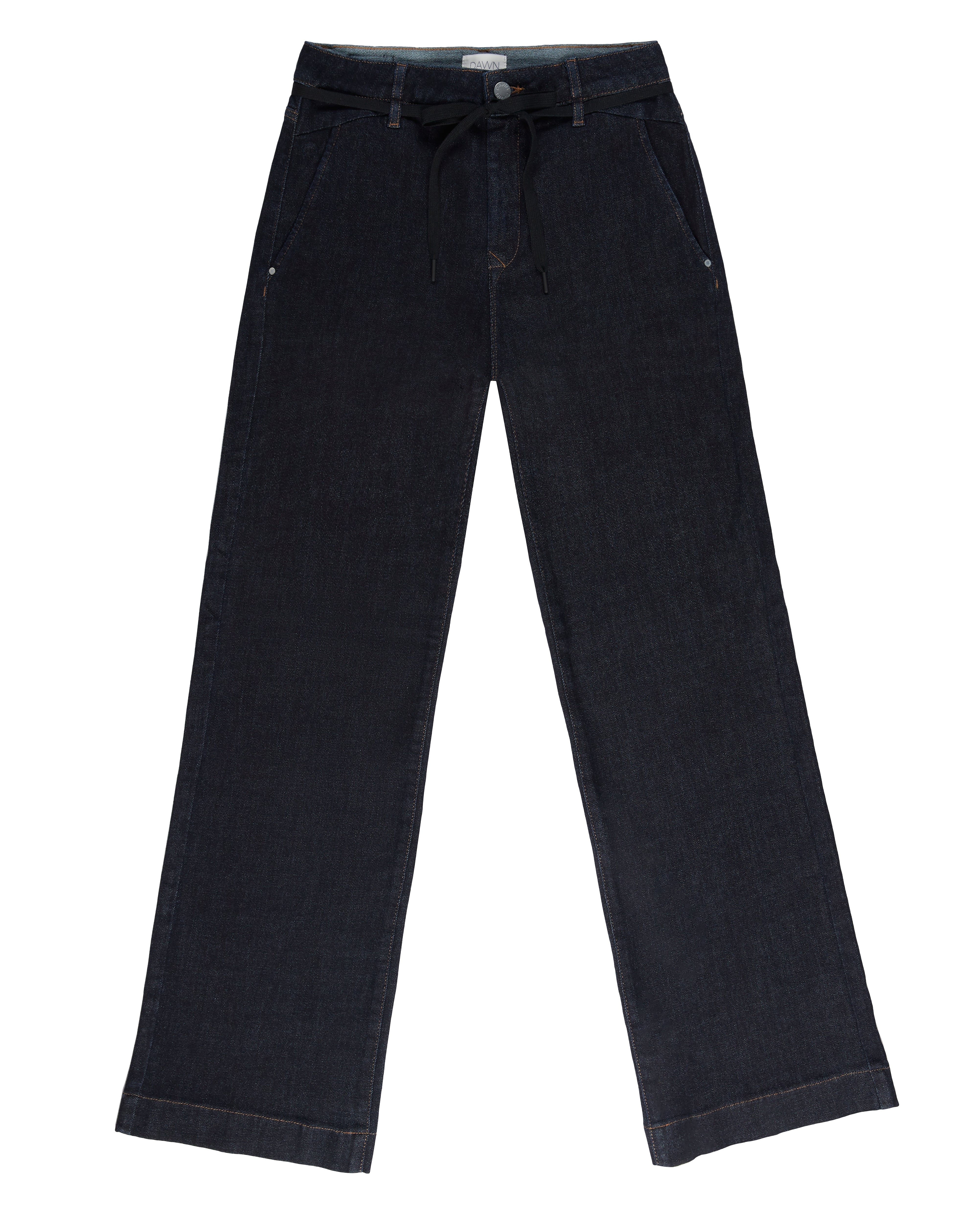 DEW Flared Soft Denim - French Pocket - Raw Blue