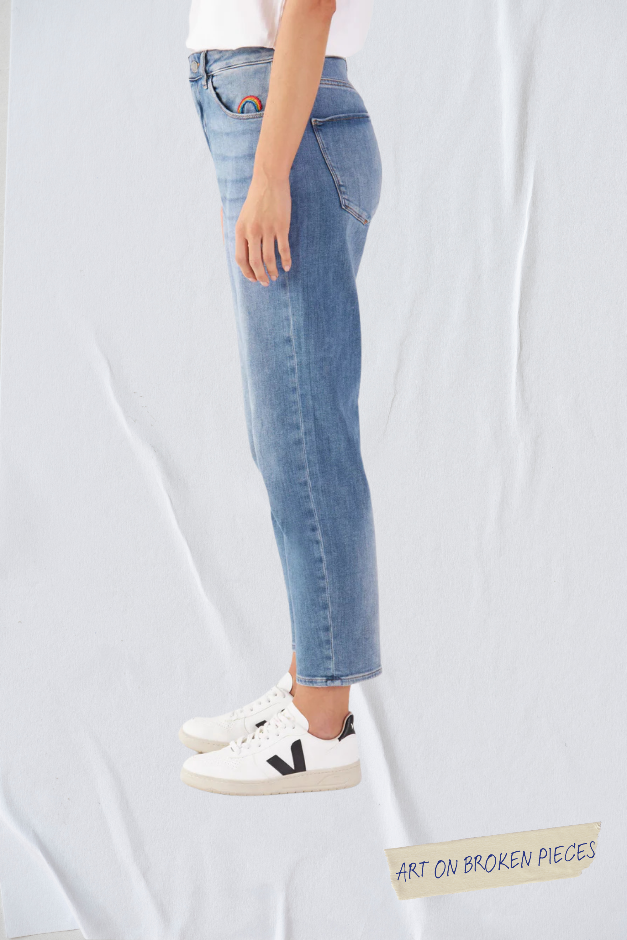 STARDUST O-Shape Soft Denim - Classic - Light Blue - Art on Broken Pieces