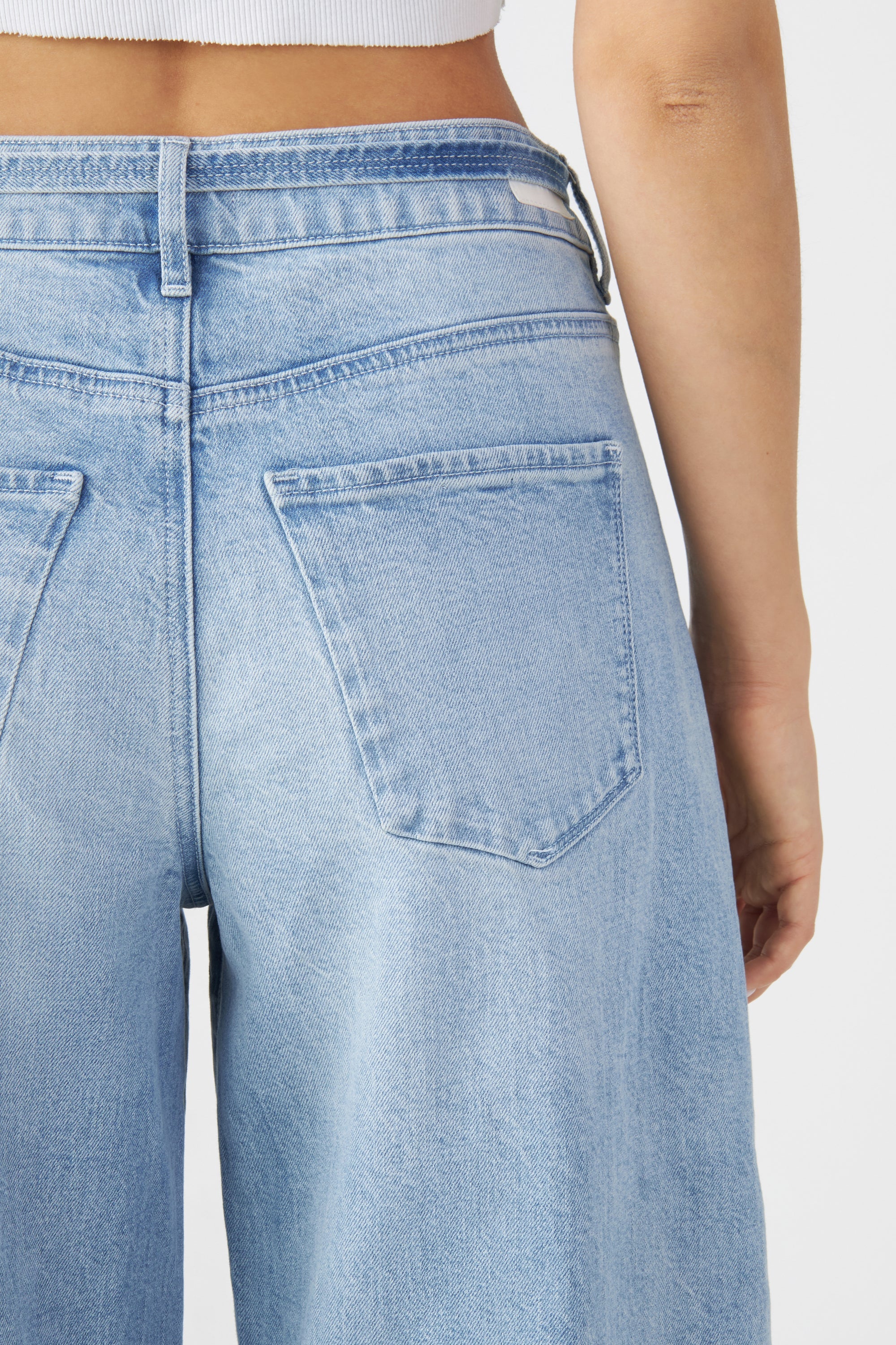 SUNNY Wide Leg Minimal Stretch - Classic - Bright Blue