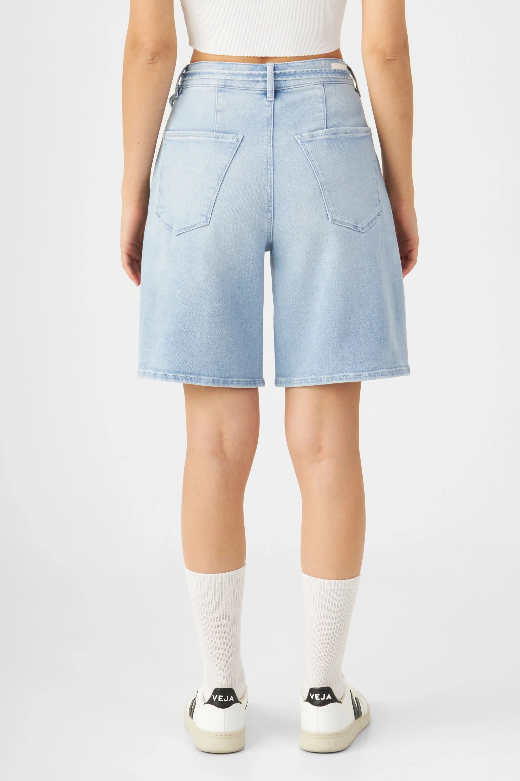 BLINKY Soft Denim - Shorts - Light Blue