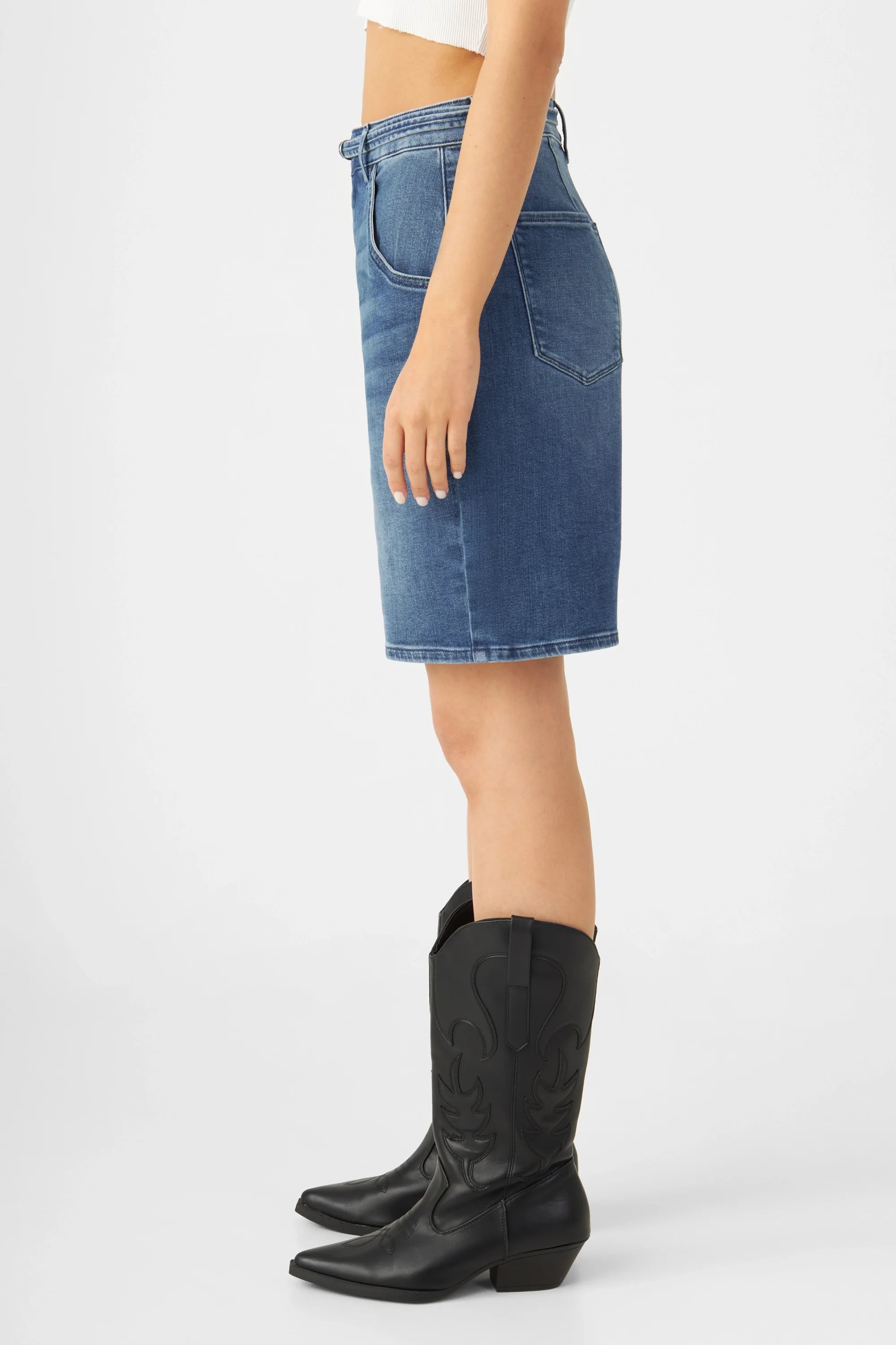 BLINKY Soft Denim - Shorts - Vintage Blue