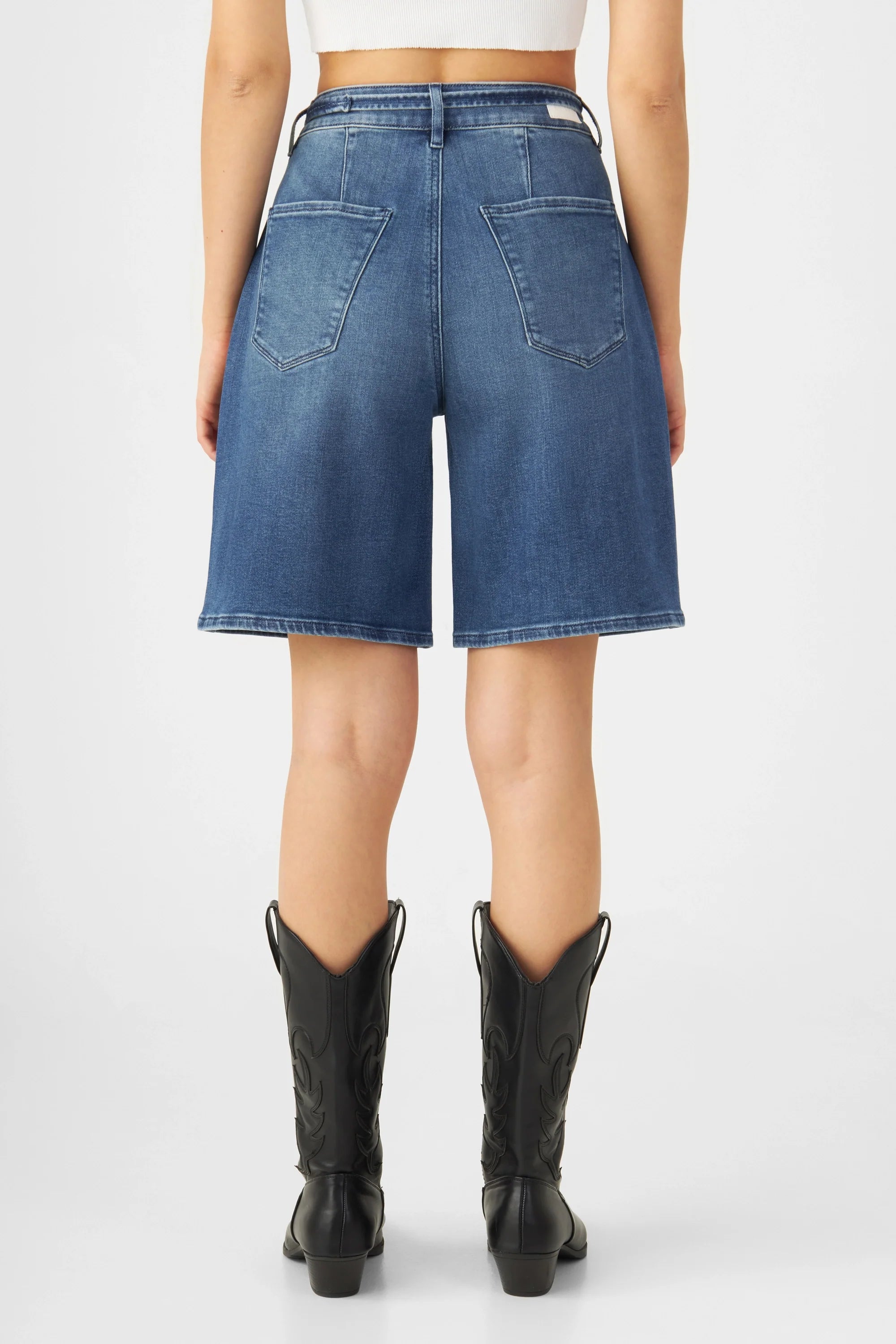 BLINKY Soft Denim - Shorts - Vintage Blue
