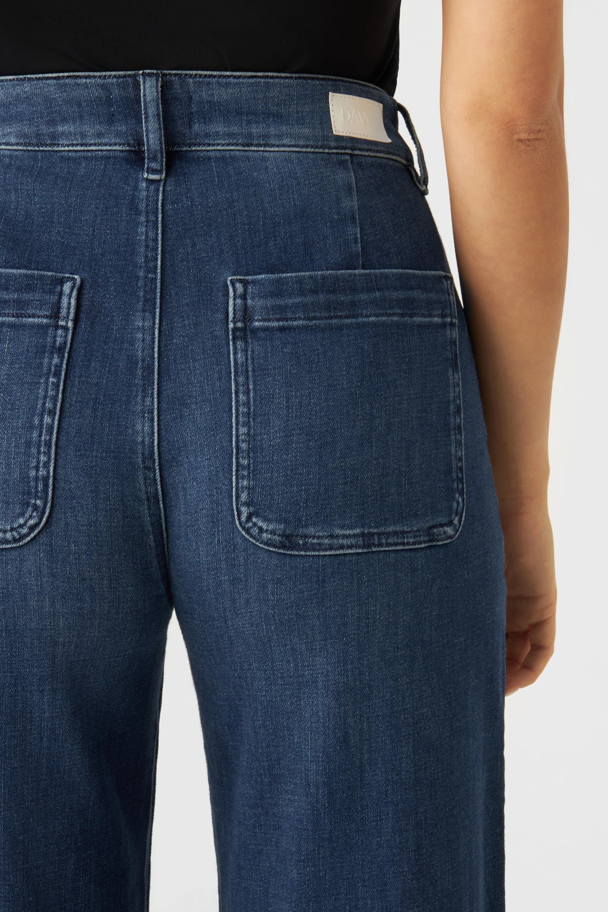 DEW Flared Soft Denim - Worker - Medium Blue