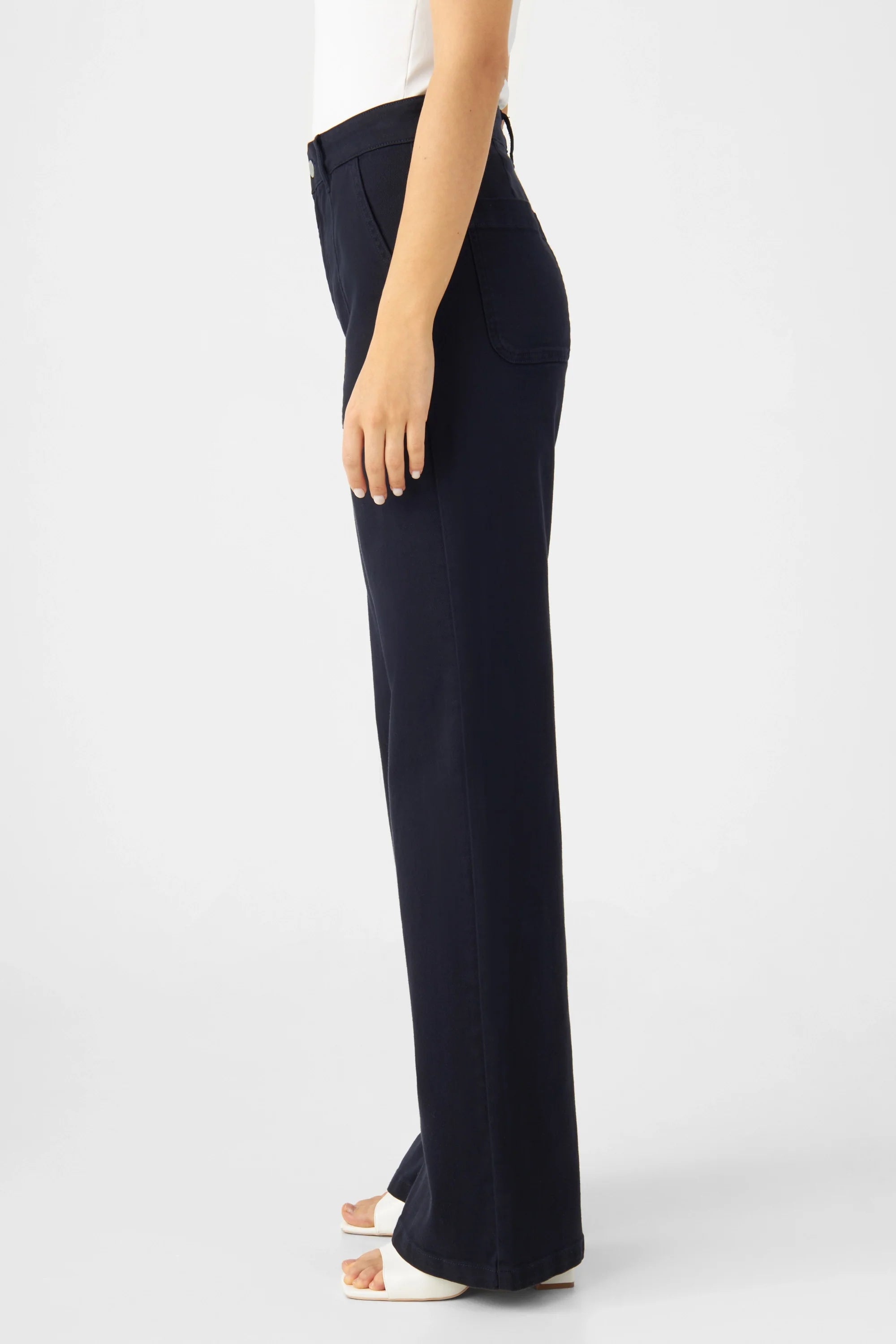 DEW Flared Soft Denim - Worker -  Nightsky Navy