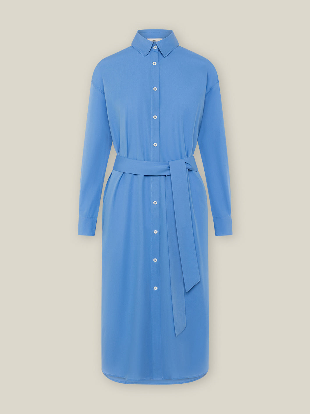 Hemdblusen Kleid lang aus Organic Cotton