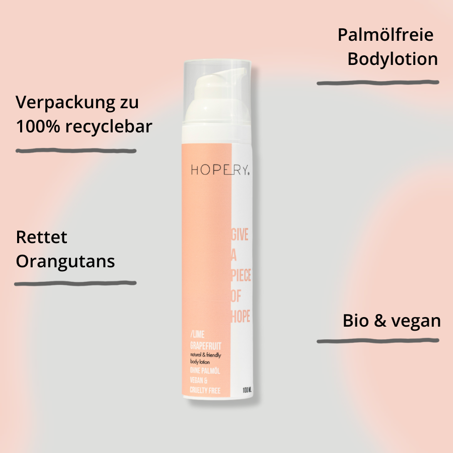 Hopery Bodylotion – Lime Grapefruit mit Impact