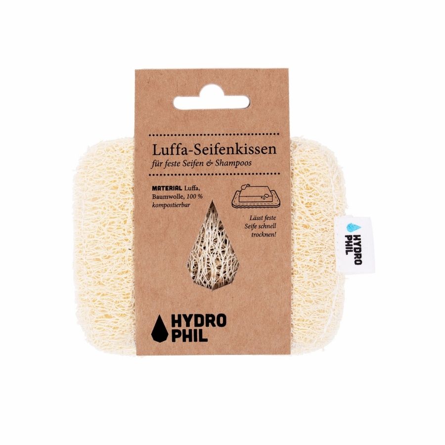 Luffa Seifenkissen aus Baumwolle