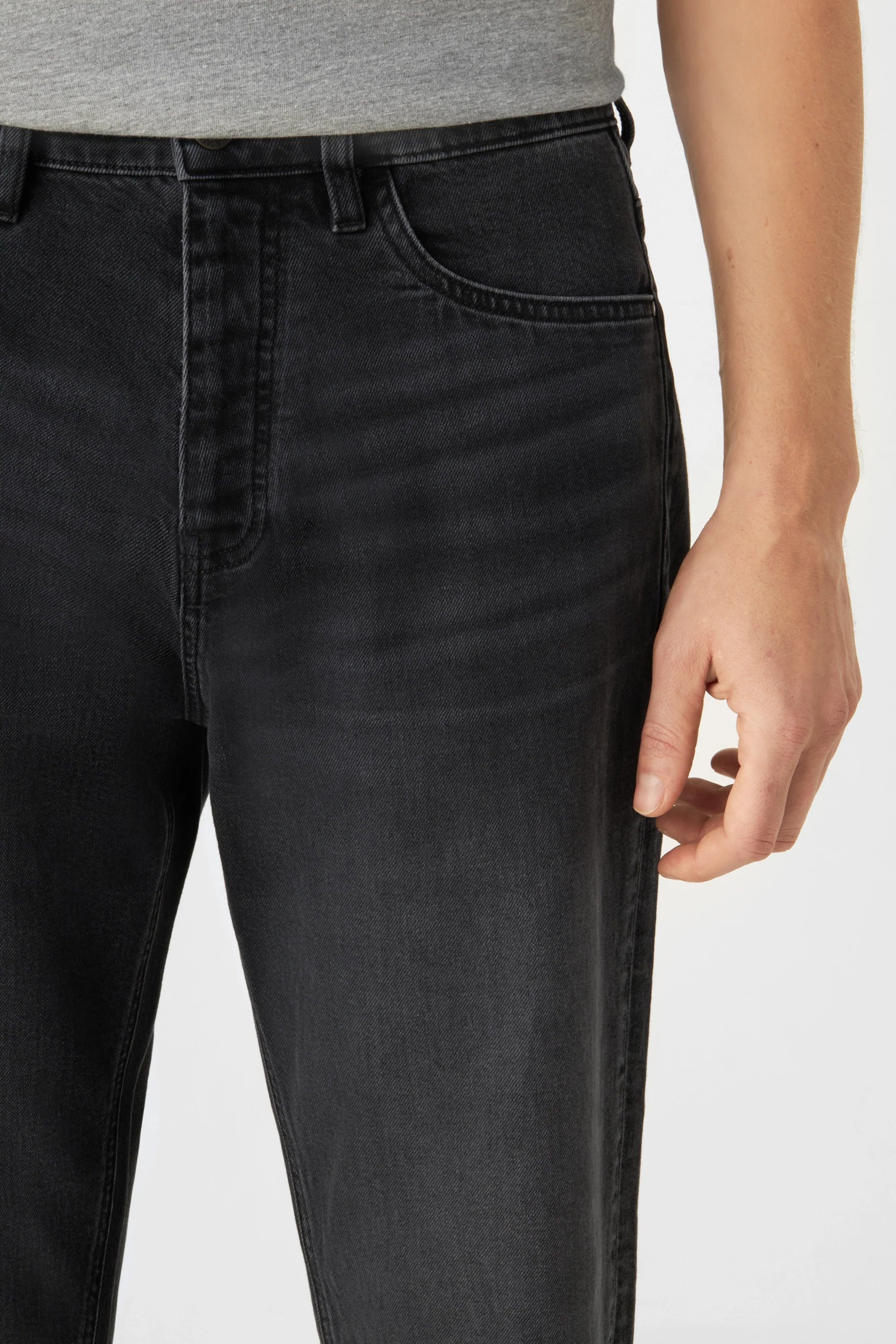 RISE Relaxed Tapered Minimal Stretch - Basic - Vintage Black