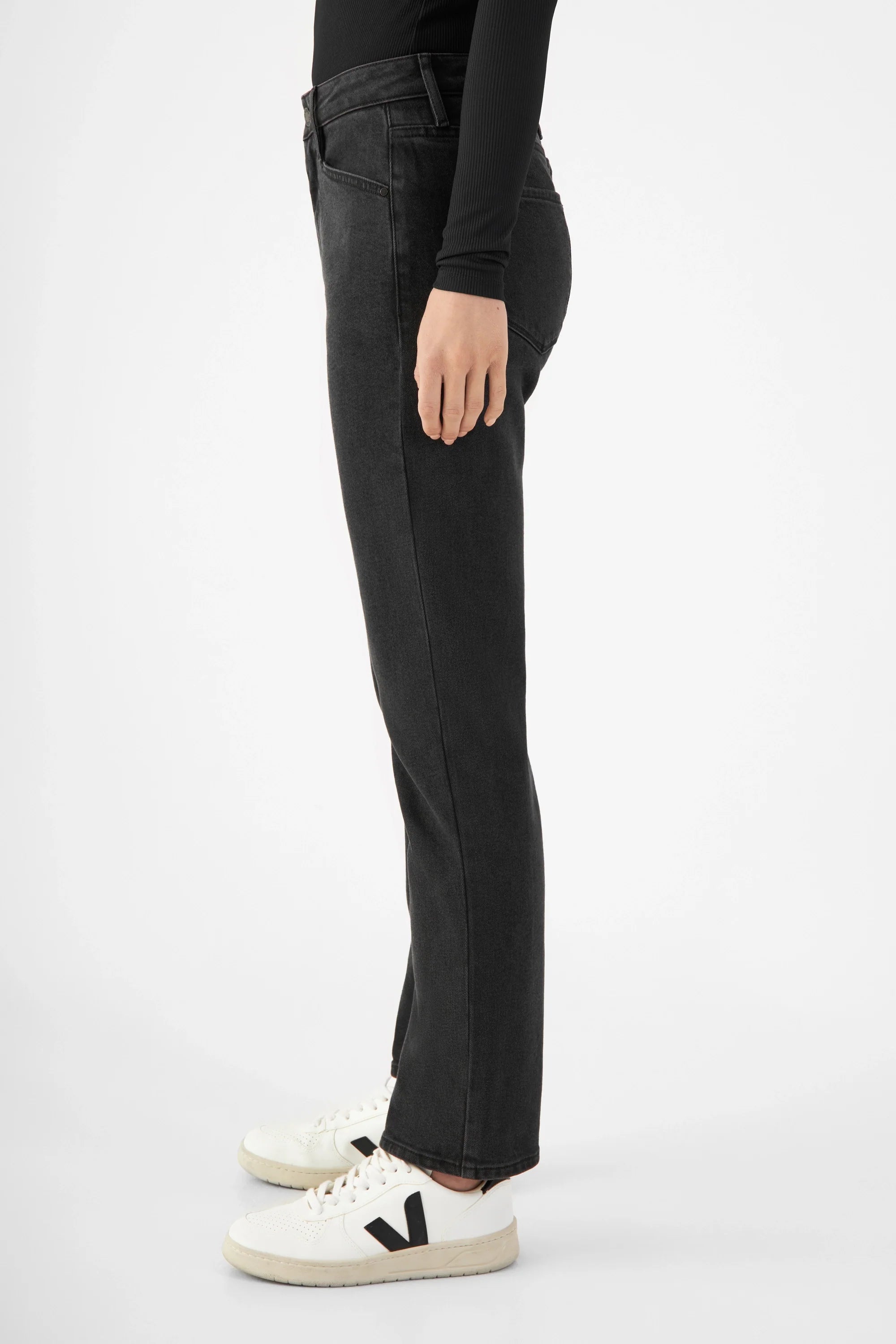 SUNSET Regular Slim Soft Tencel - Basic - Vintage Black