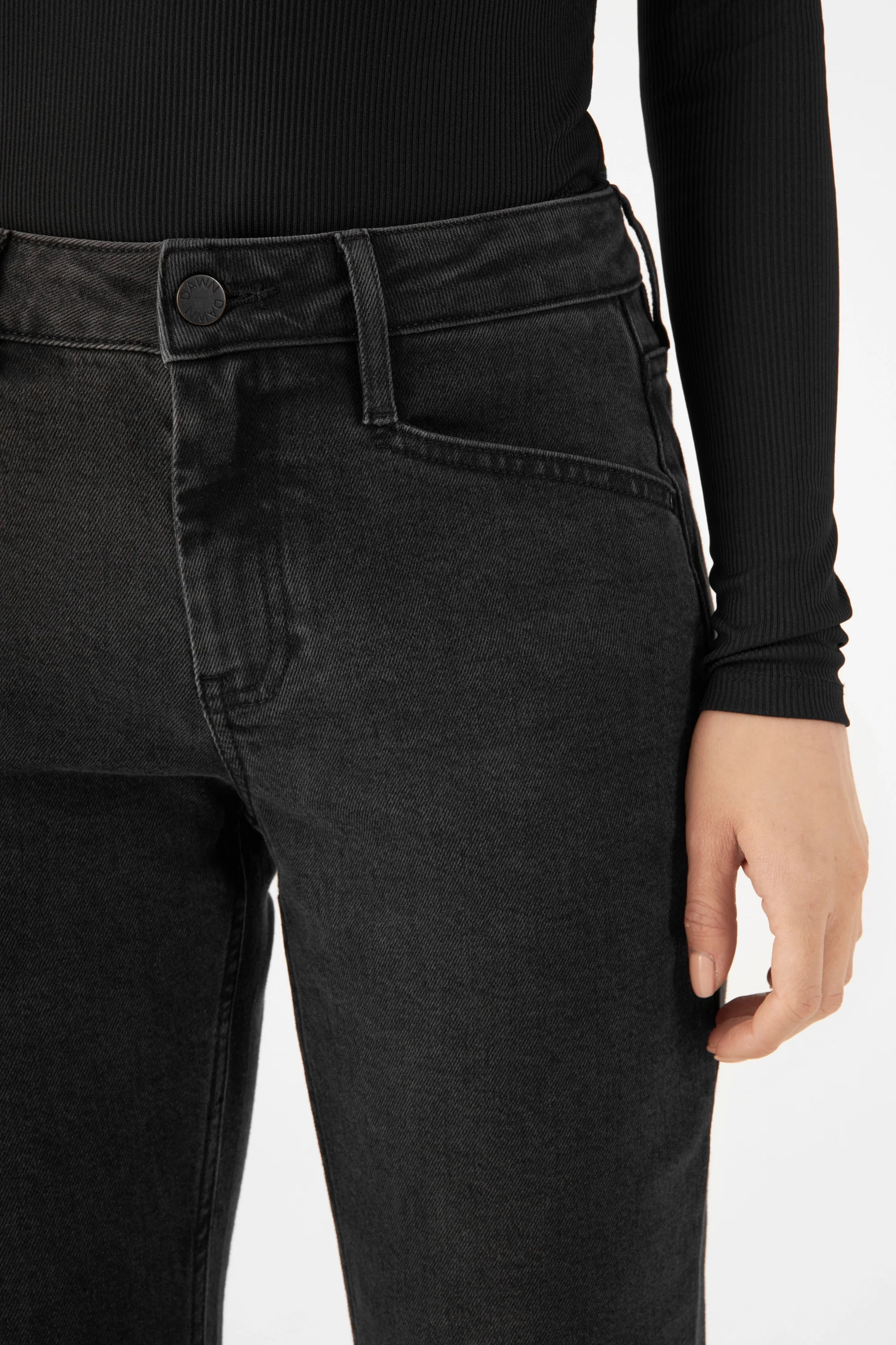 SUNSET Regular Slim Soft Tencel - Basic - Vintage Black