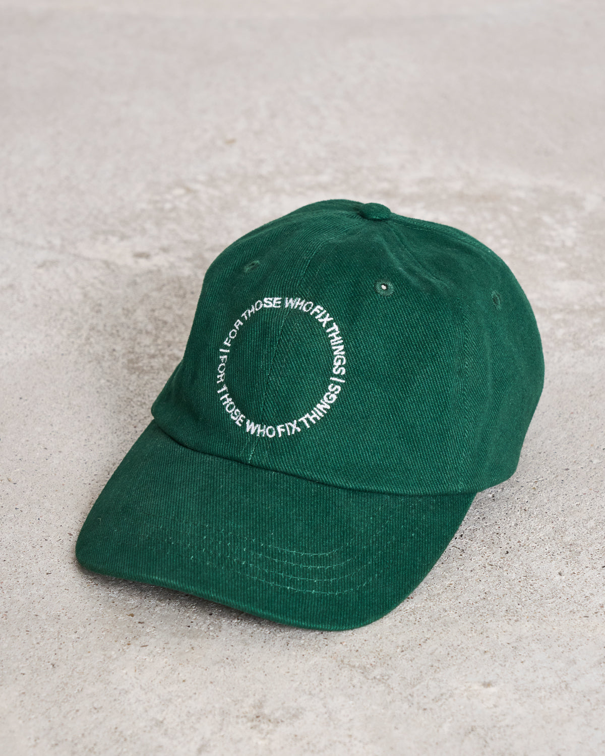 CAP FOR THOSE WHO FIX THINGS BOTTLE GREEN GOTS