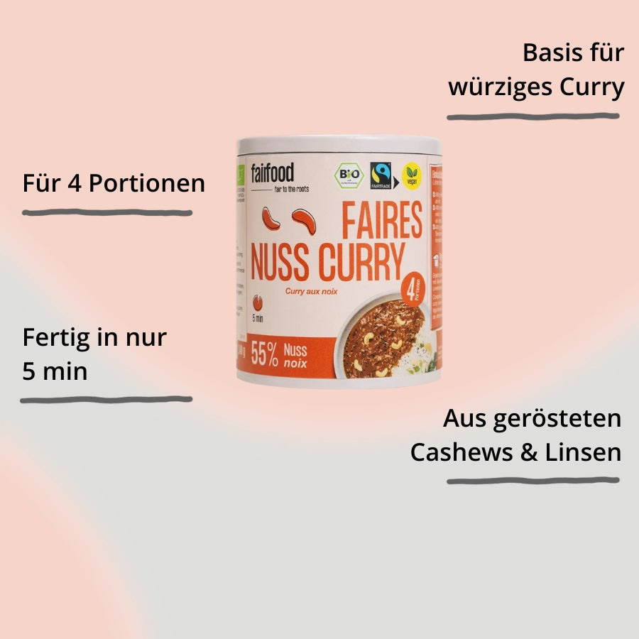 Faires Nuss Curry von fairfood mit Impact