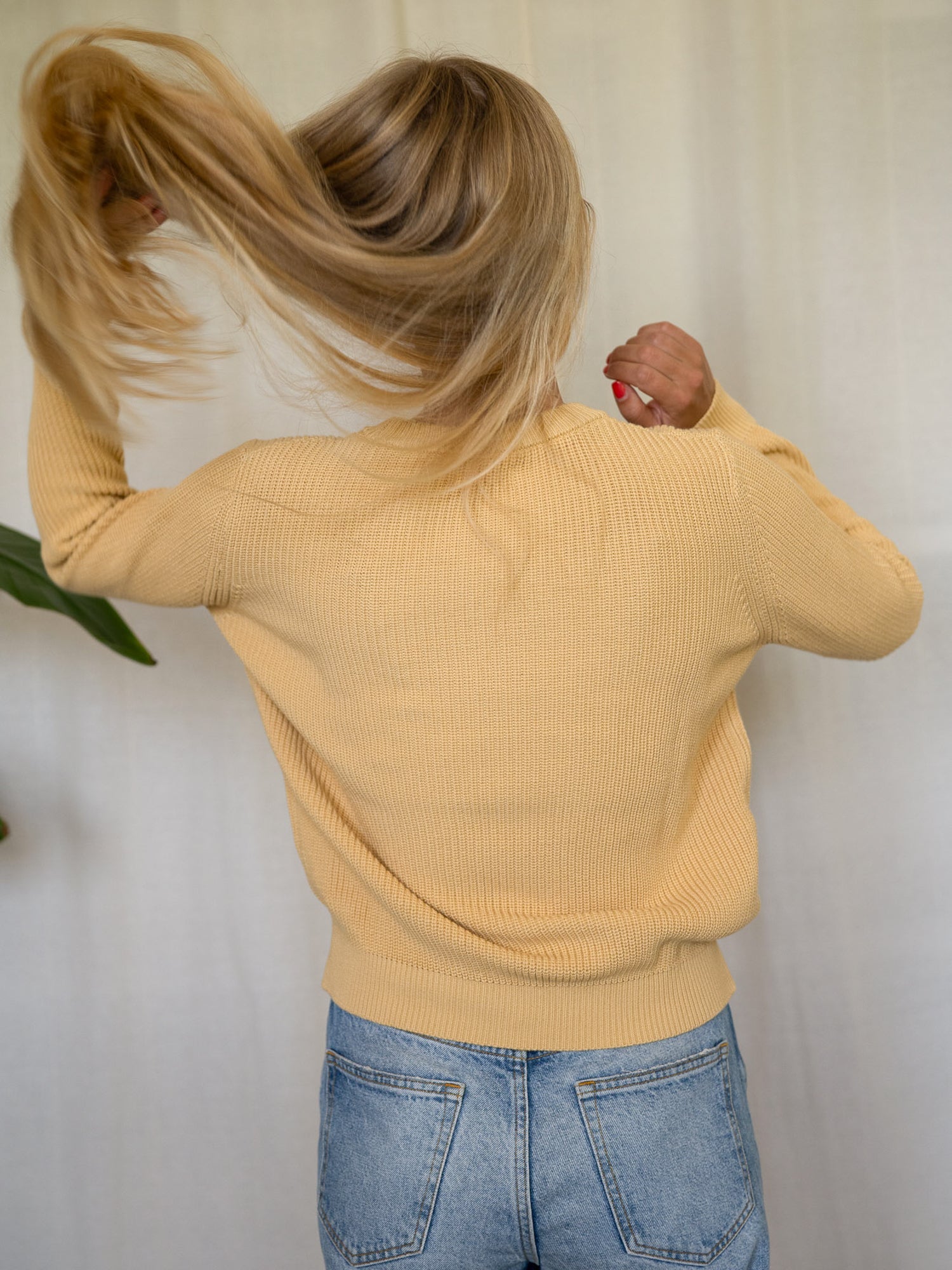 4Seasons Frauen Strickpullover - gelb
