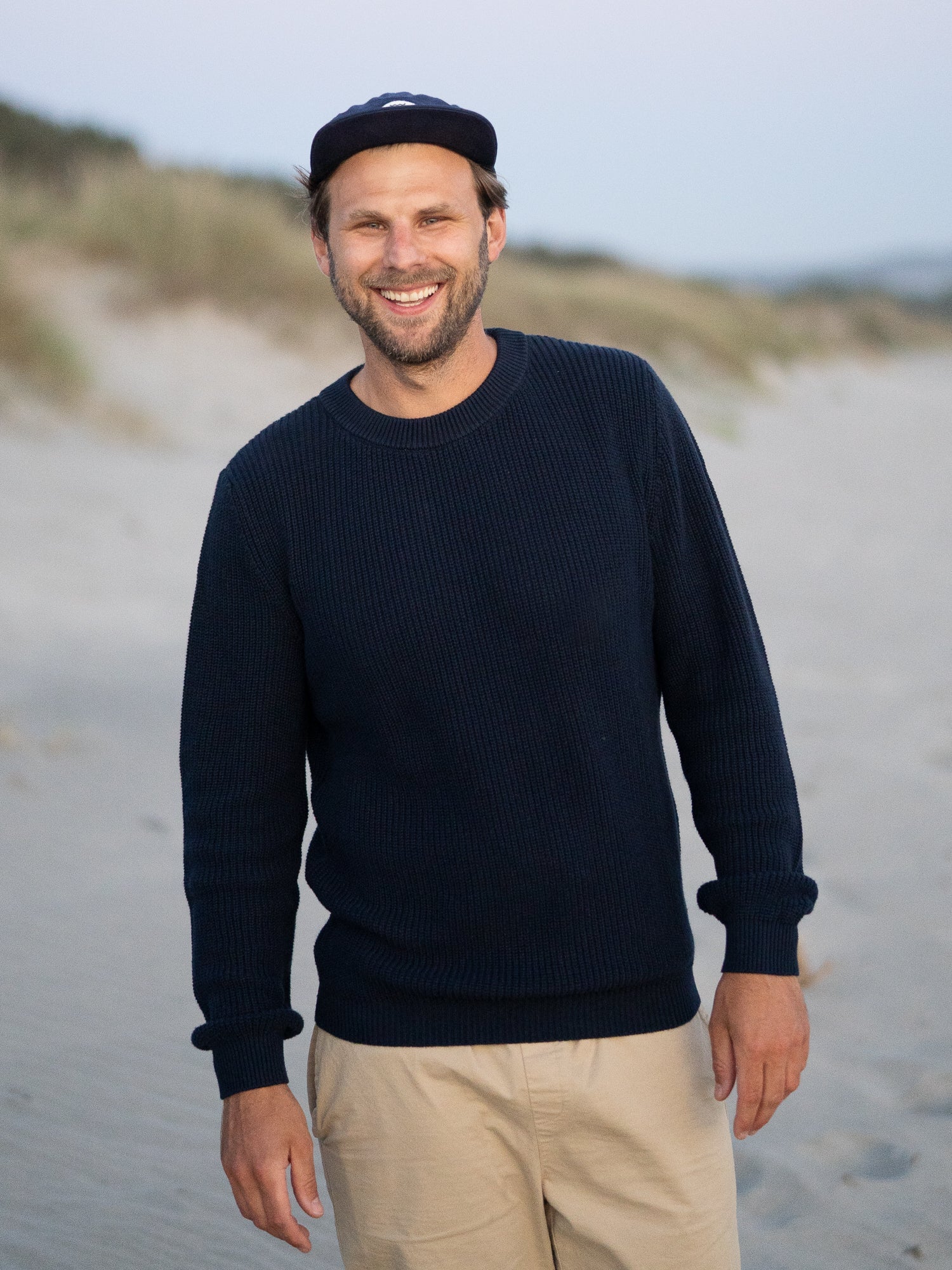 4Seasons Männer Strickpullover - navy