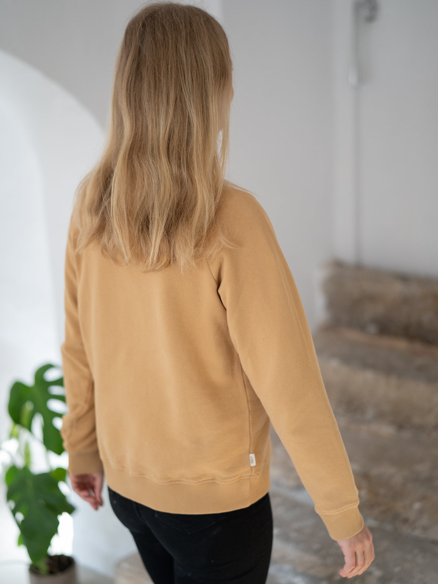 Frauen fux Sweater - senfgelb