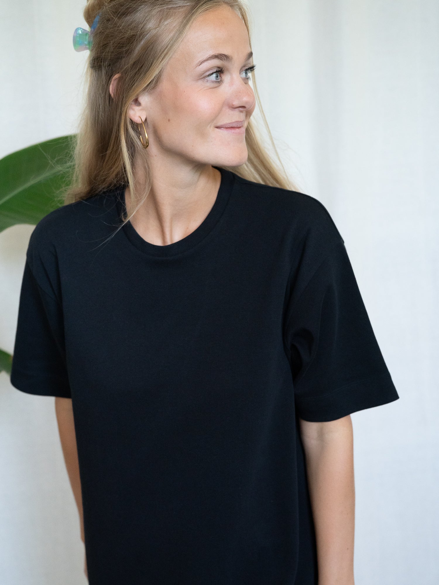 Frauen Midikleid - schwarz