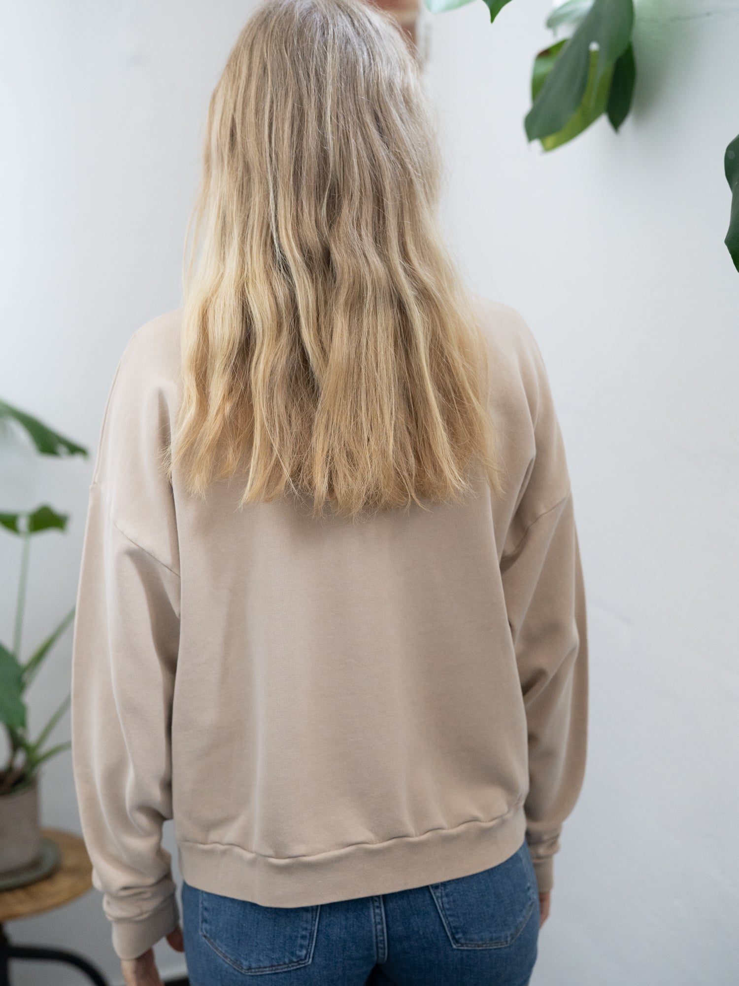 Frauen Oversize Pullover - Natural Dye beige