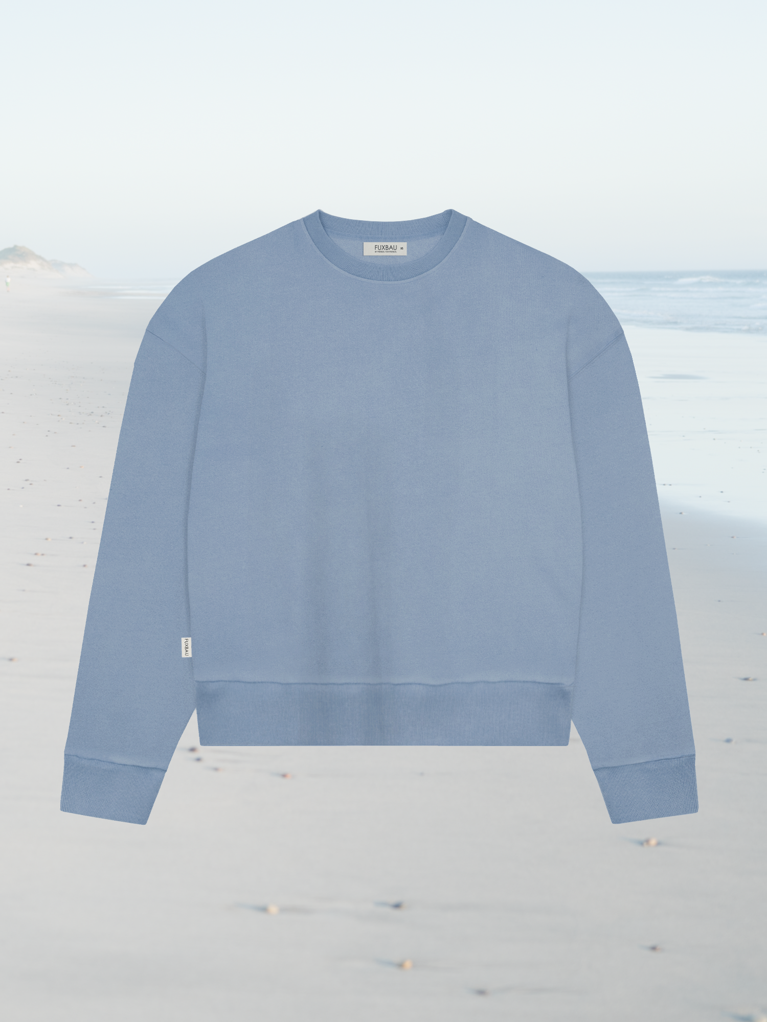 Frauen Oversize Pullover - Natural Dye blau