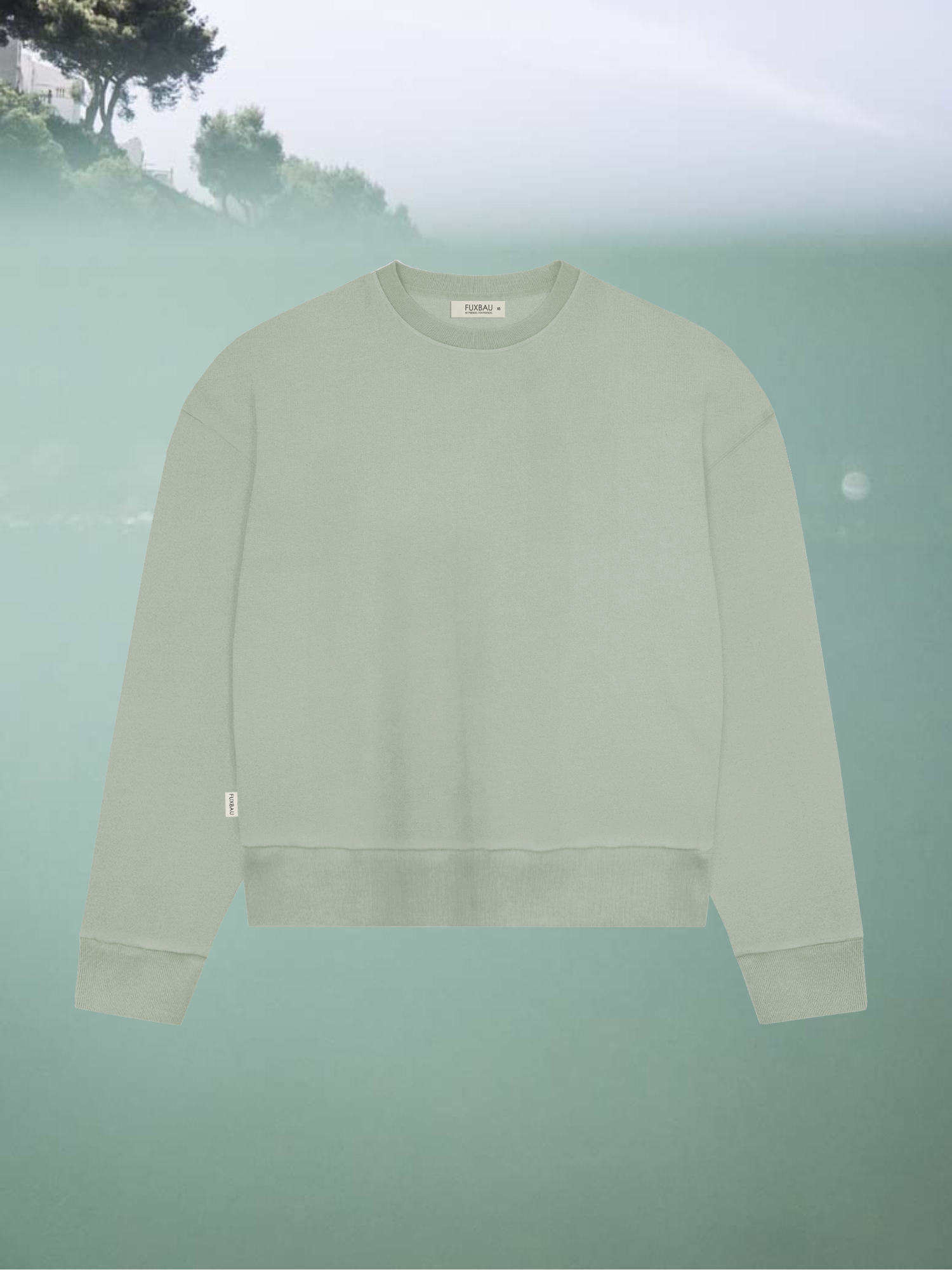 Frauen Oversize Pullover - Natural Dye grün