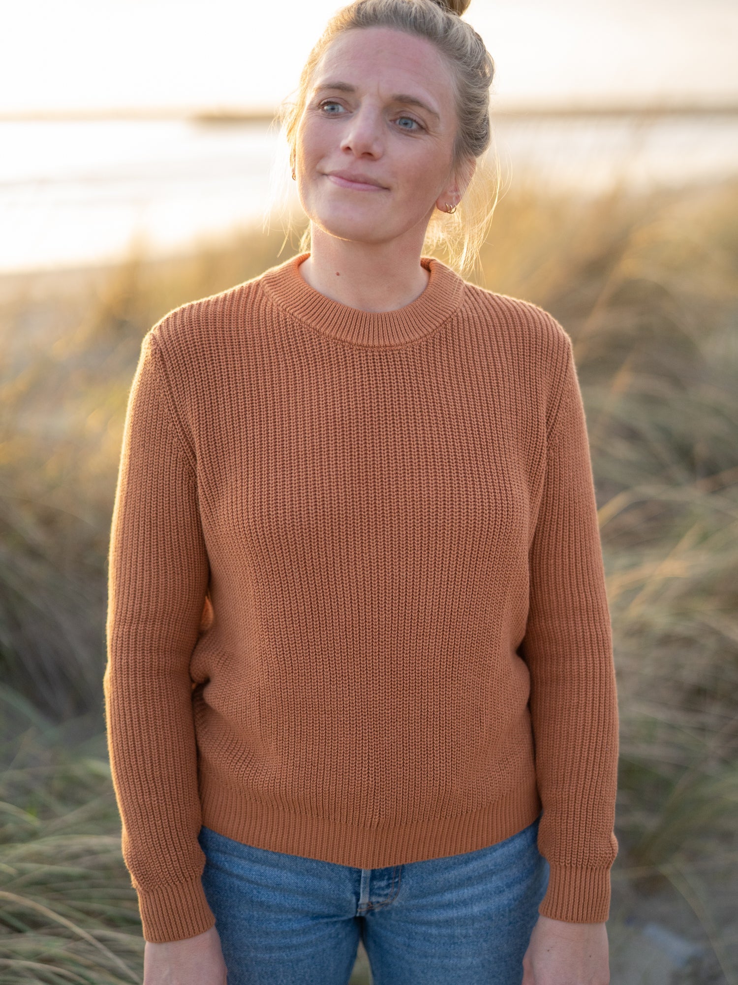 4Seasons Frauen Strickpullover - rostbraun