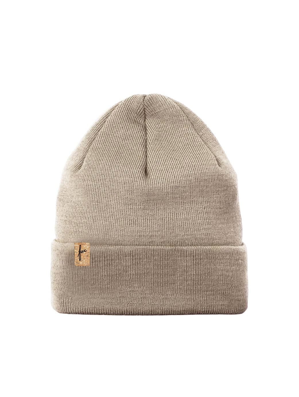 Merino Kork Beanie - sand