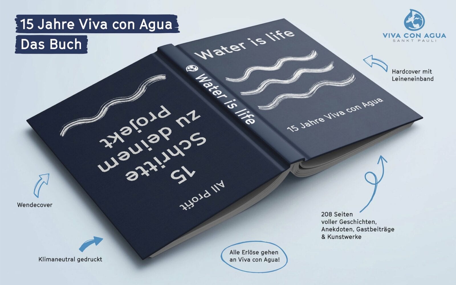 Viva con Agua - Water is Life Buch