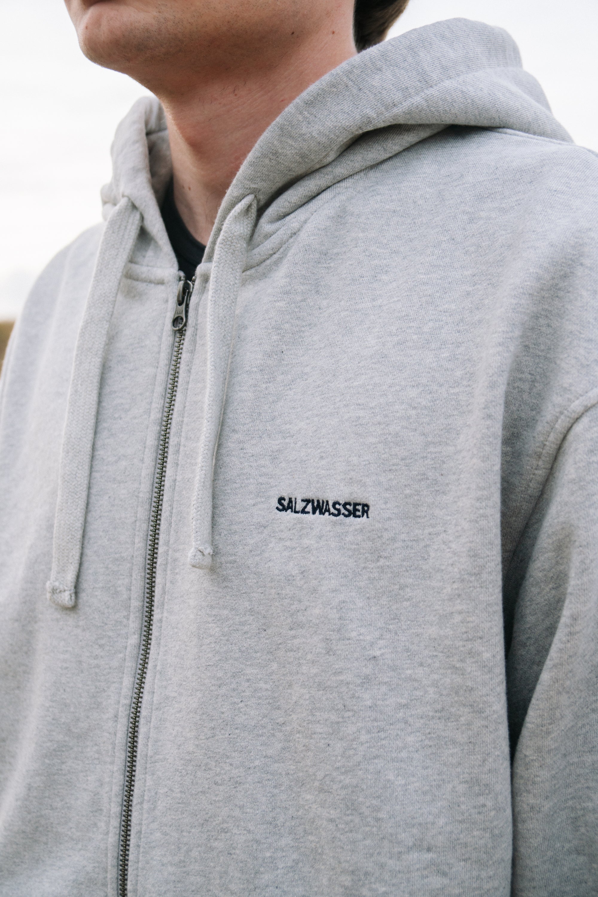 Zip Hoodie aus mit Reißverschluss von SALZWASSER 