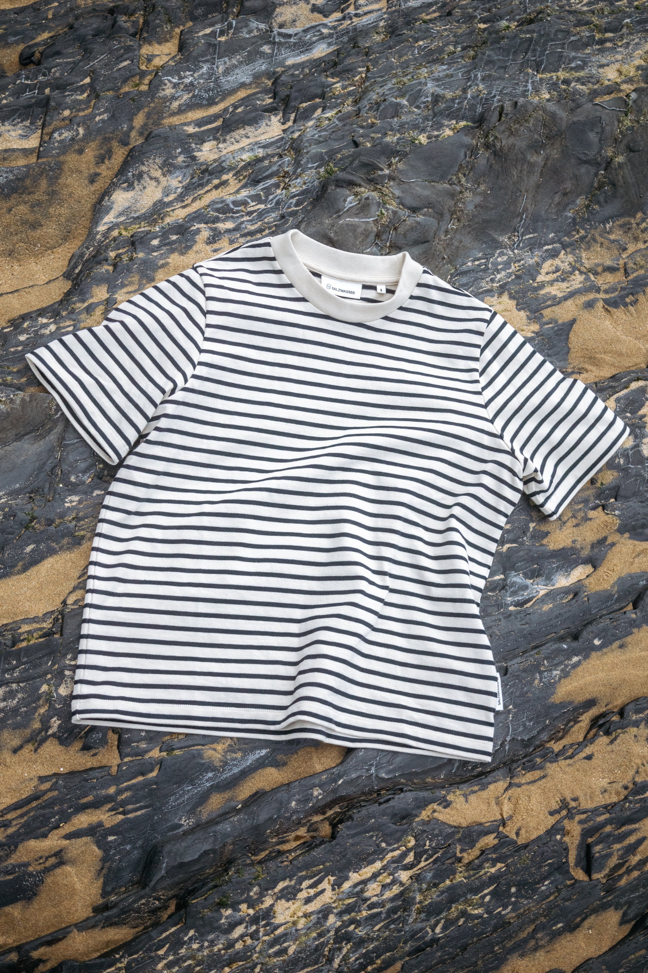 Heavy T-Shirt Jonna Navy-Striped