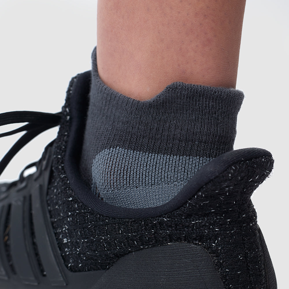 Laufsocken 3er Pack unisex, grau