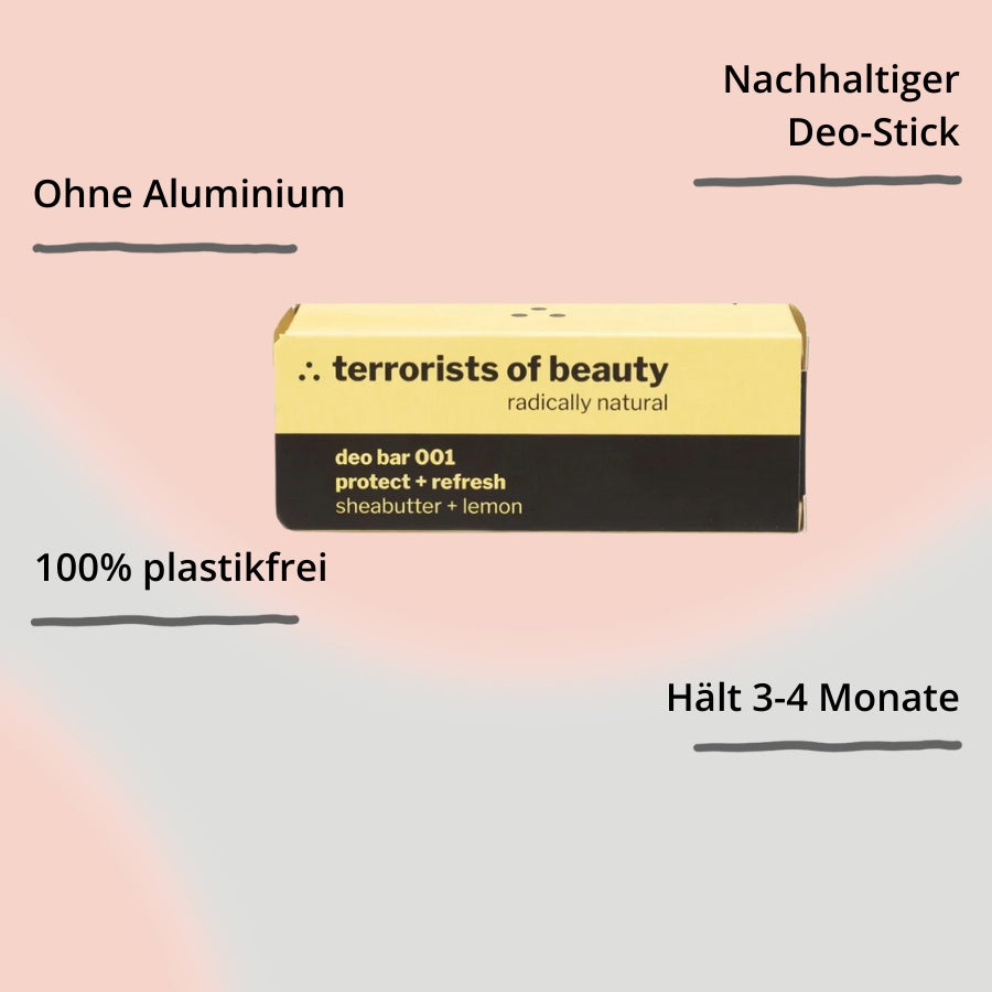 Deo-Nachfüller 001 – Protect + Refresh (Sheabutter | Lemon) von terrorist of beauty mit Impact