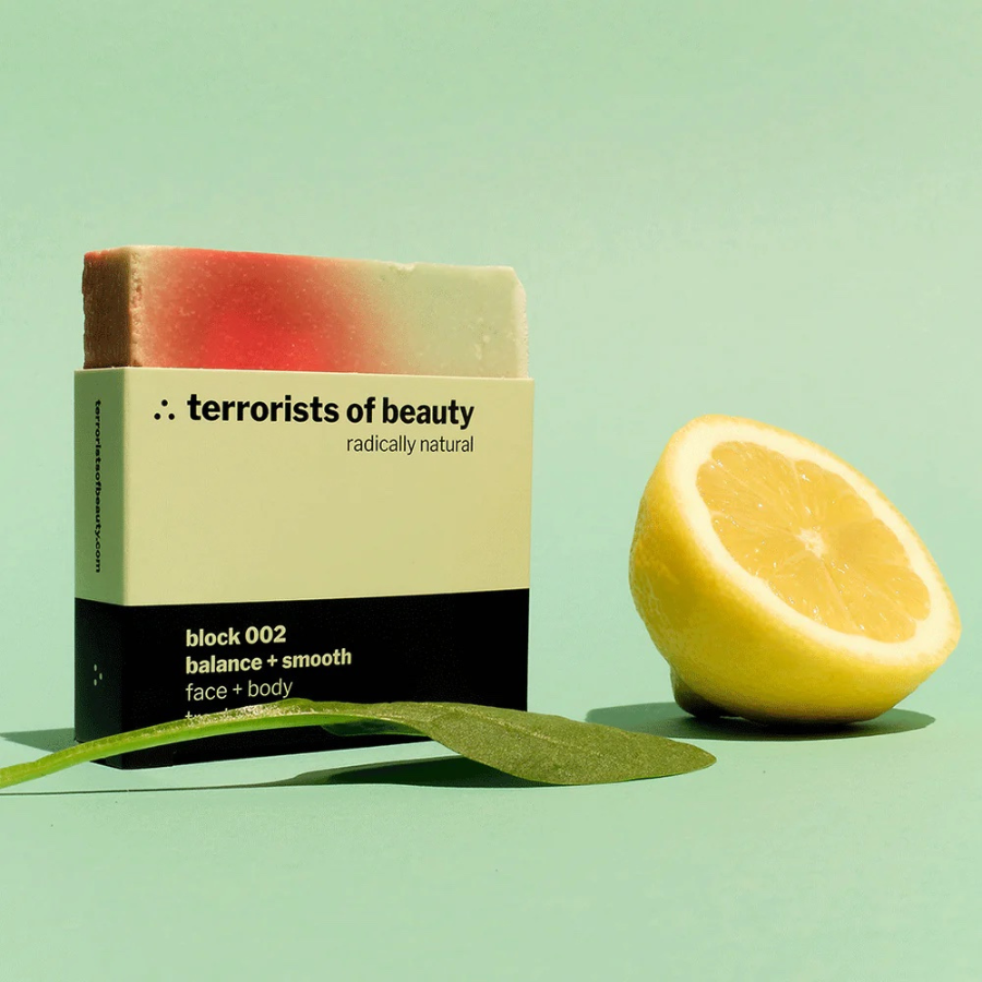 Seifenblock 002: Balance + Smooth von terrorists of beauty mit Zitrone