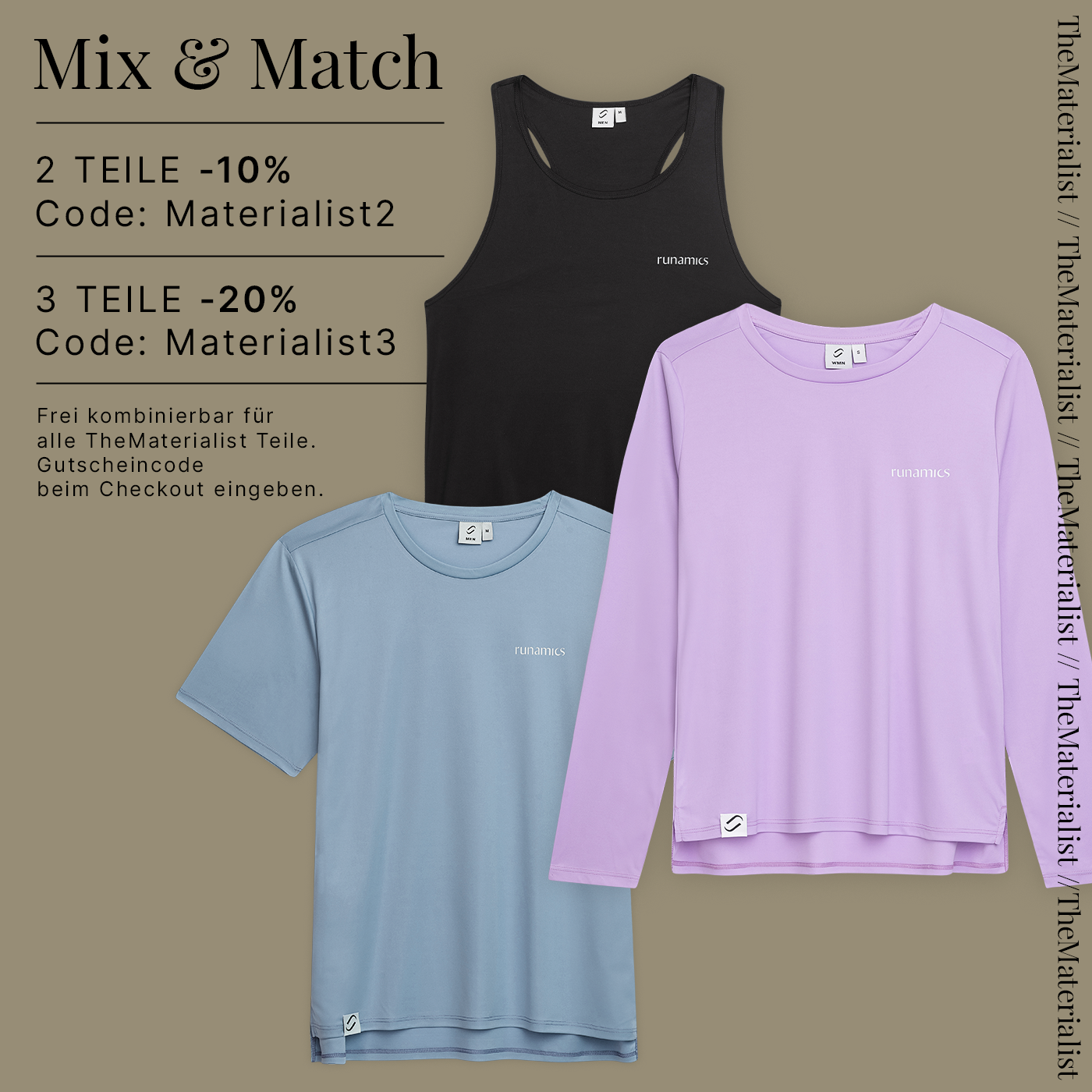 TheMaterialist Running Tanktop Herren