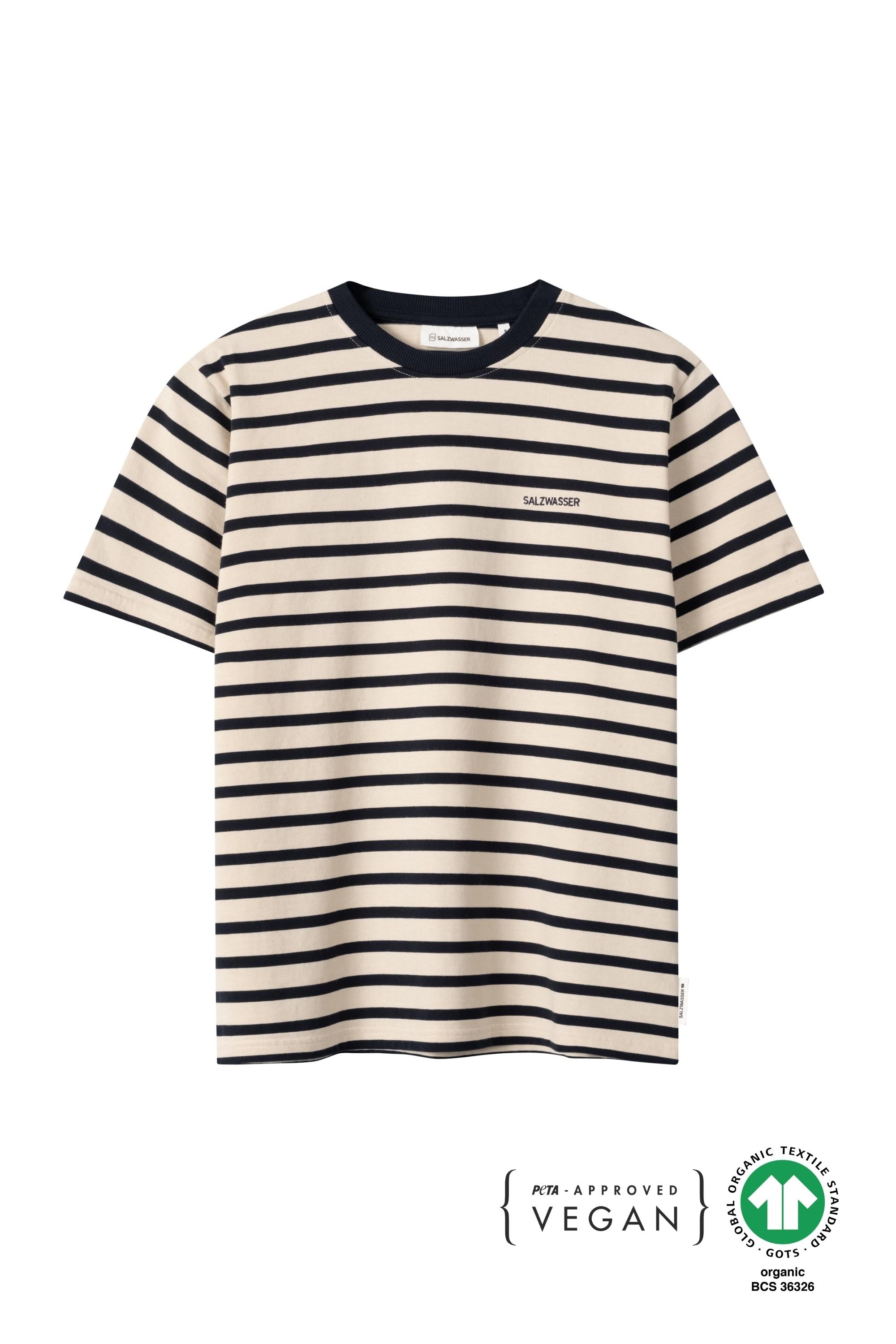 Heavy T-Shirt Jasper Navy-Striped