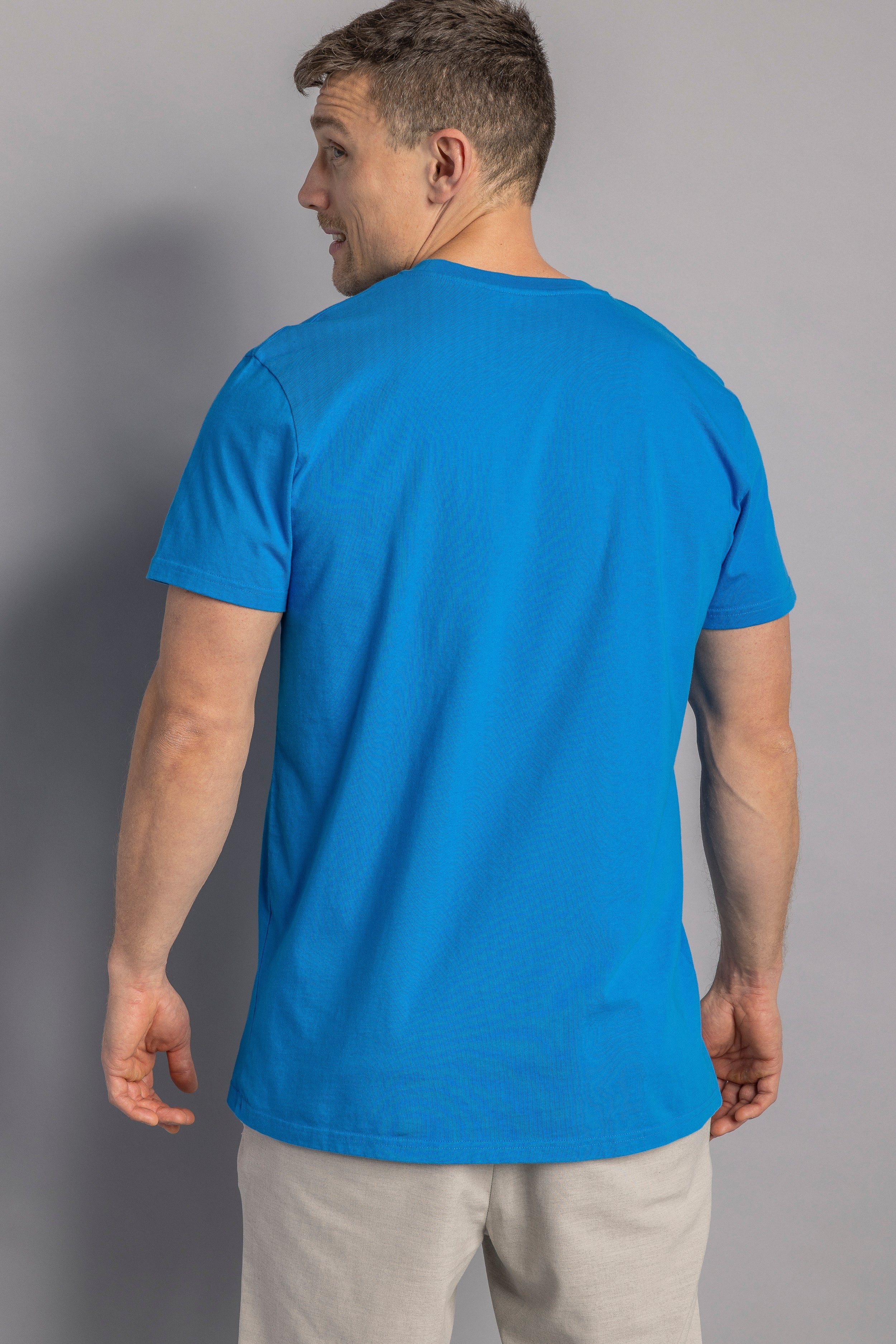 Premium Blank T-Shirt STANDARD, Fancy Blue