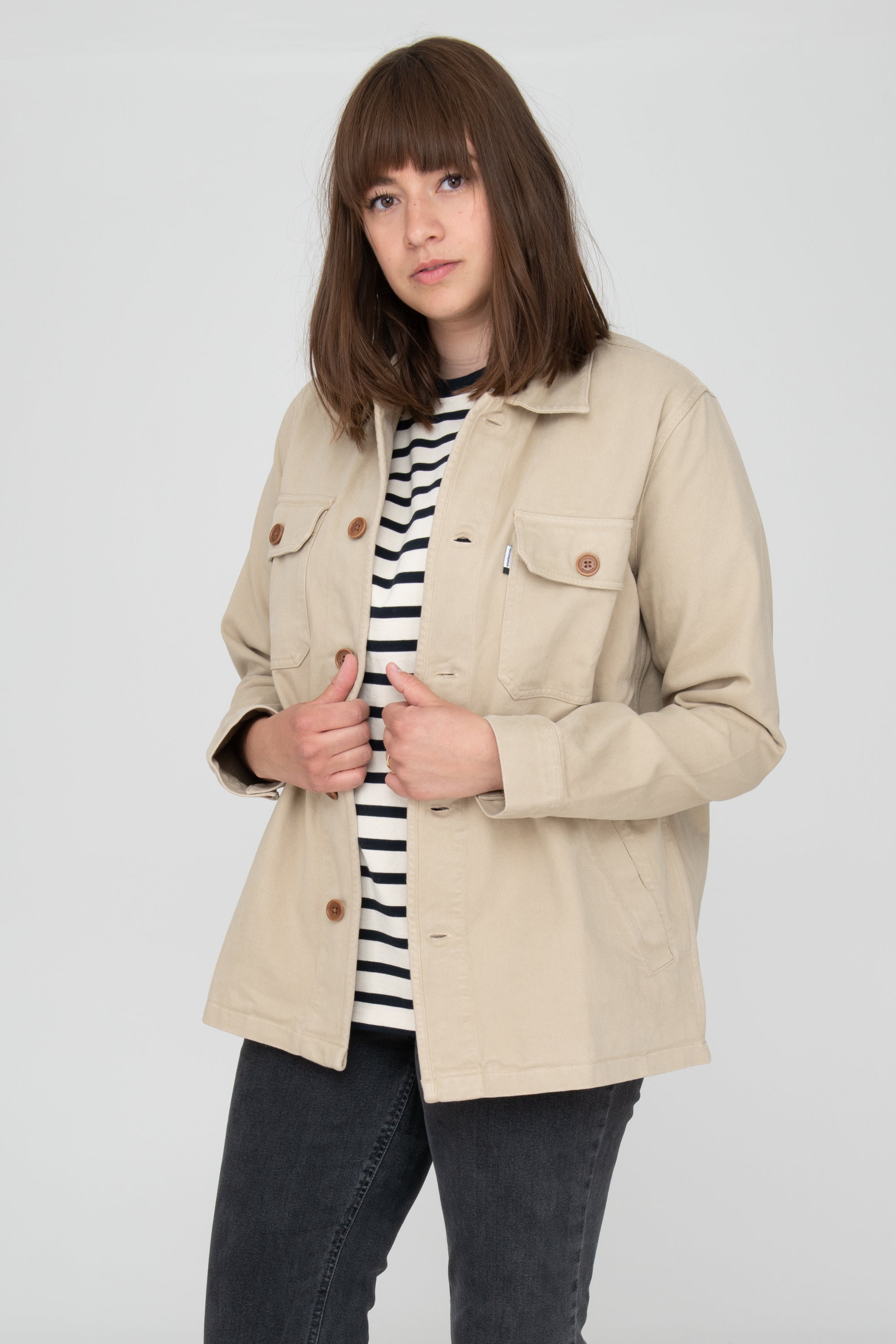 Overshirt Skagen Sesam