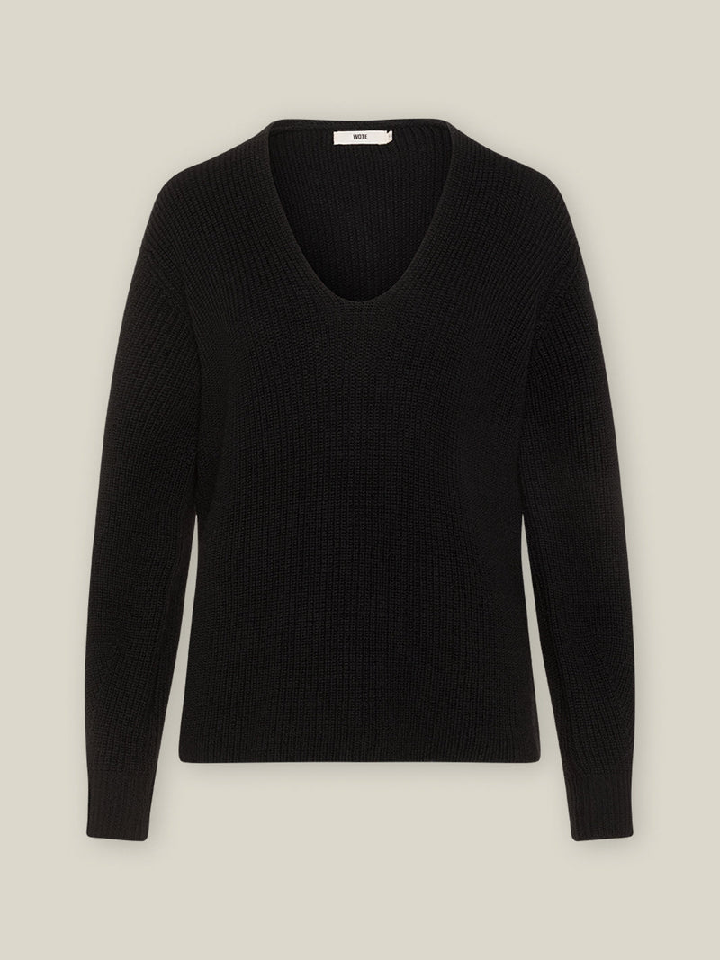 Strick Pullover aus Merino Wolle