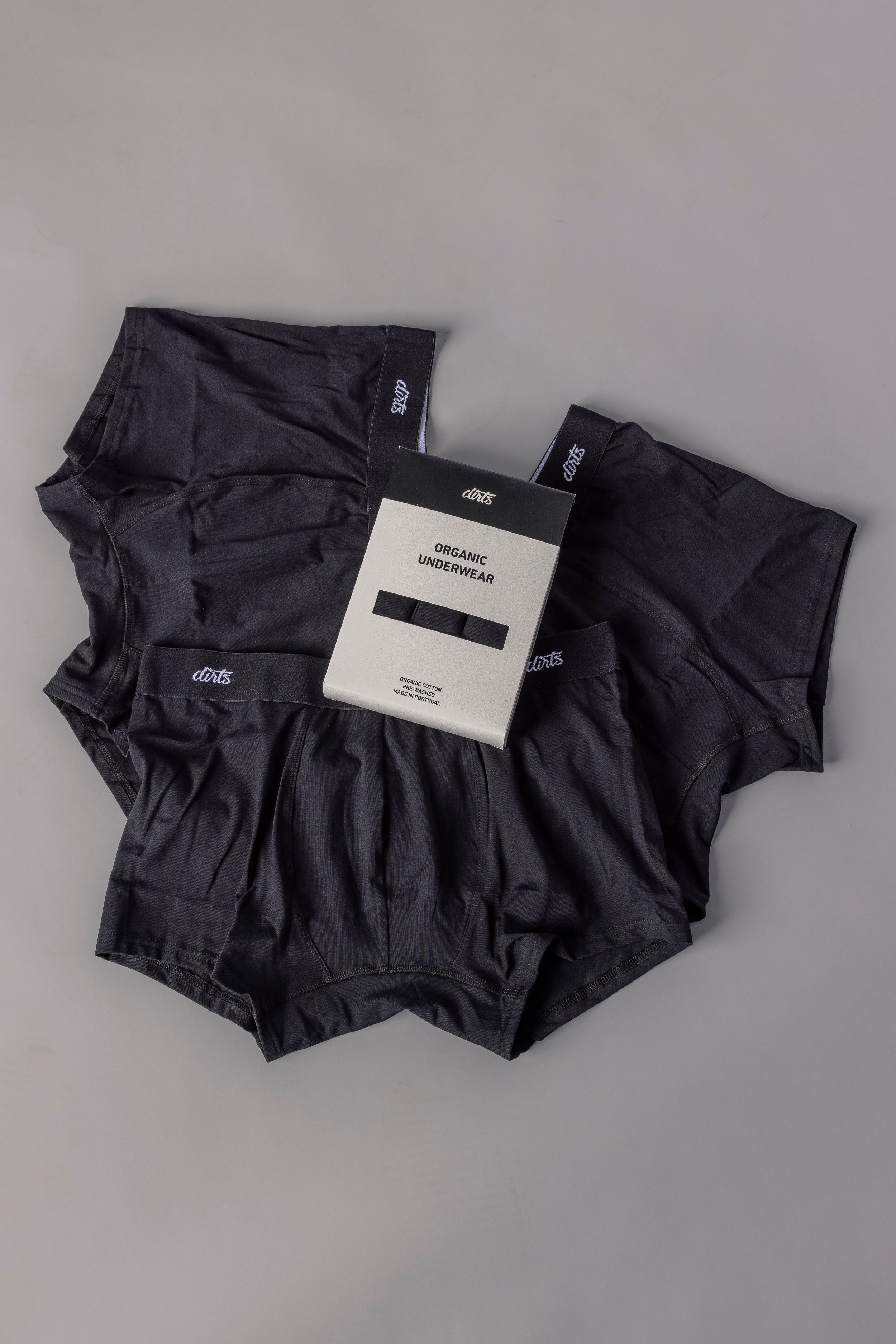 3er-Pack Boxershorts, Schwarz