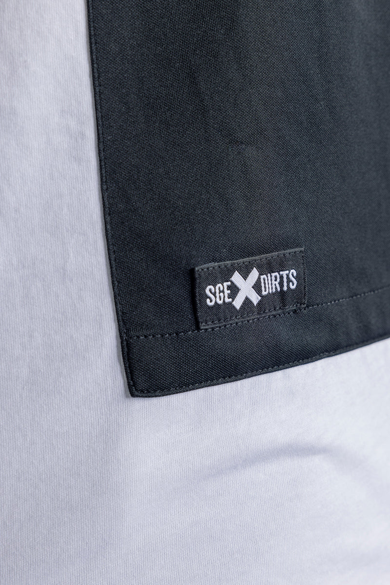 SGE X DIRTS Block T-Shirt, White
