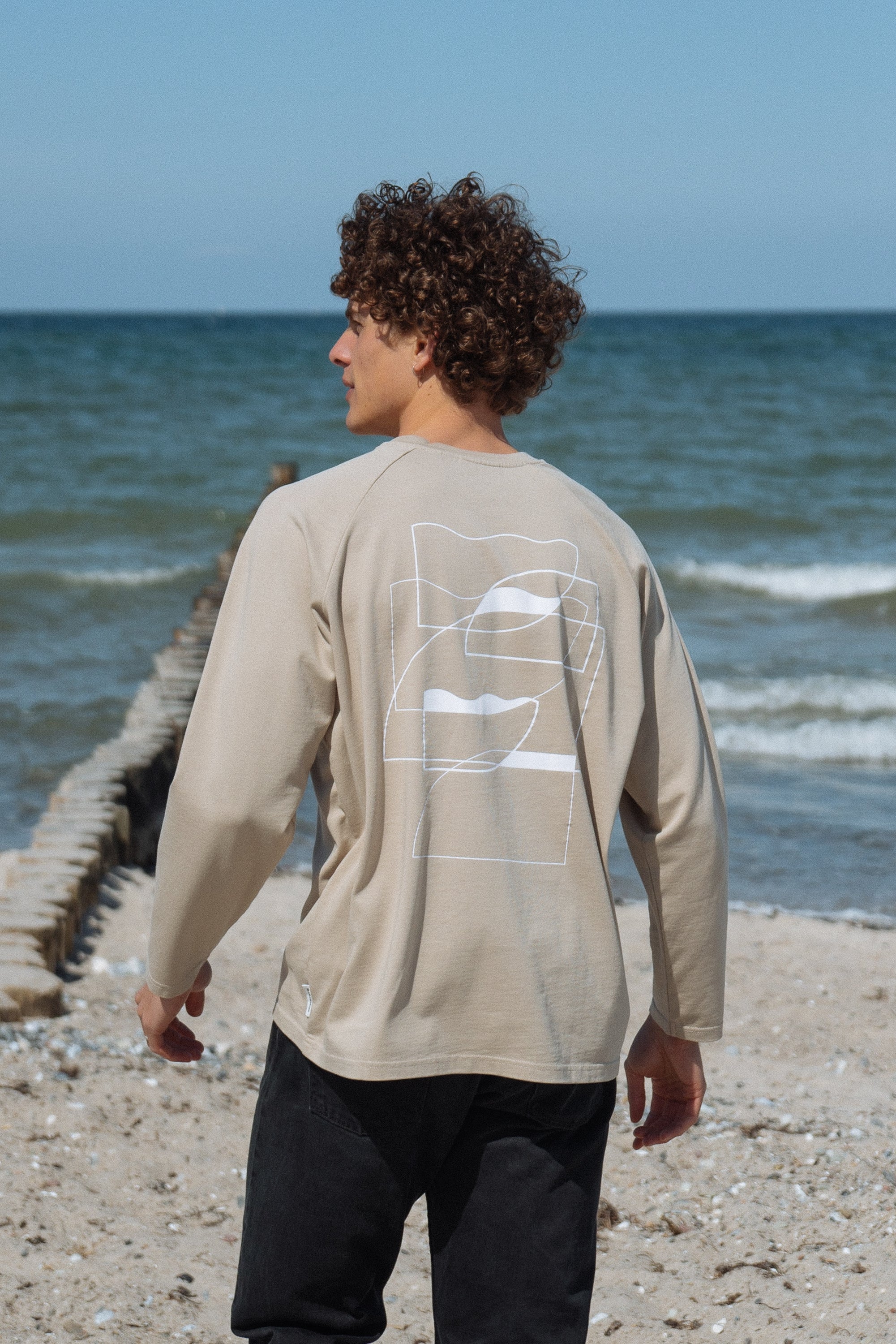 Longsleeve LOGO ART Sand