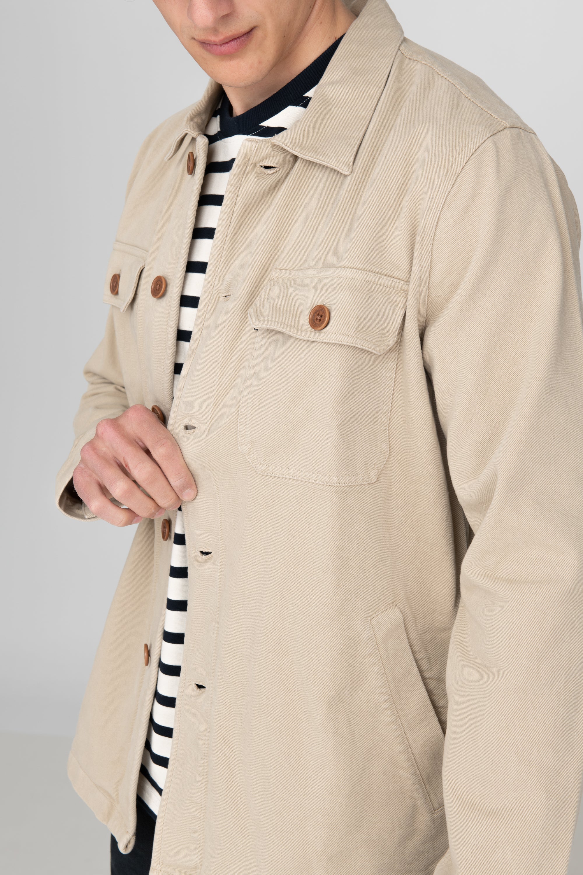 Overshirt Skagen Sesam